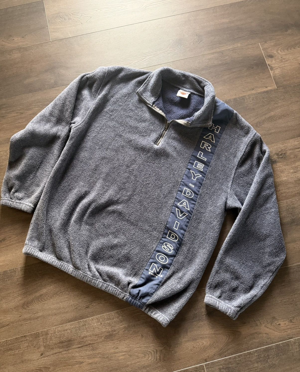 Harley Davidson Y2K Harley Davidson Fleece Crewneck Size US XL / EU 56 / 4 - 4 Thumbnail