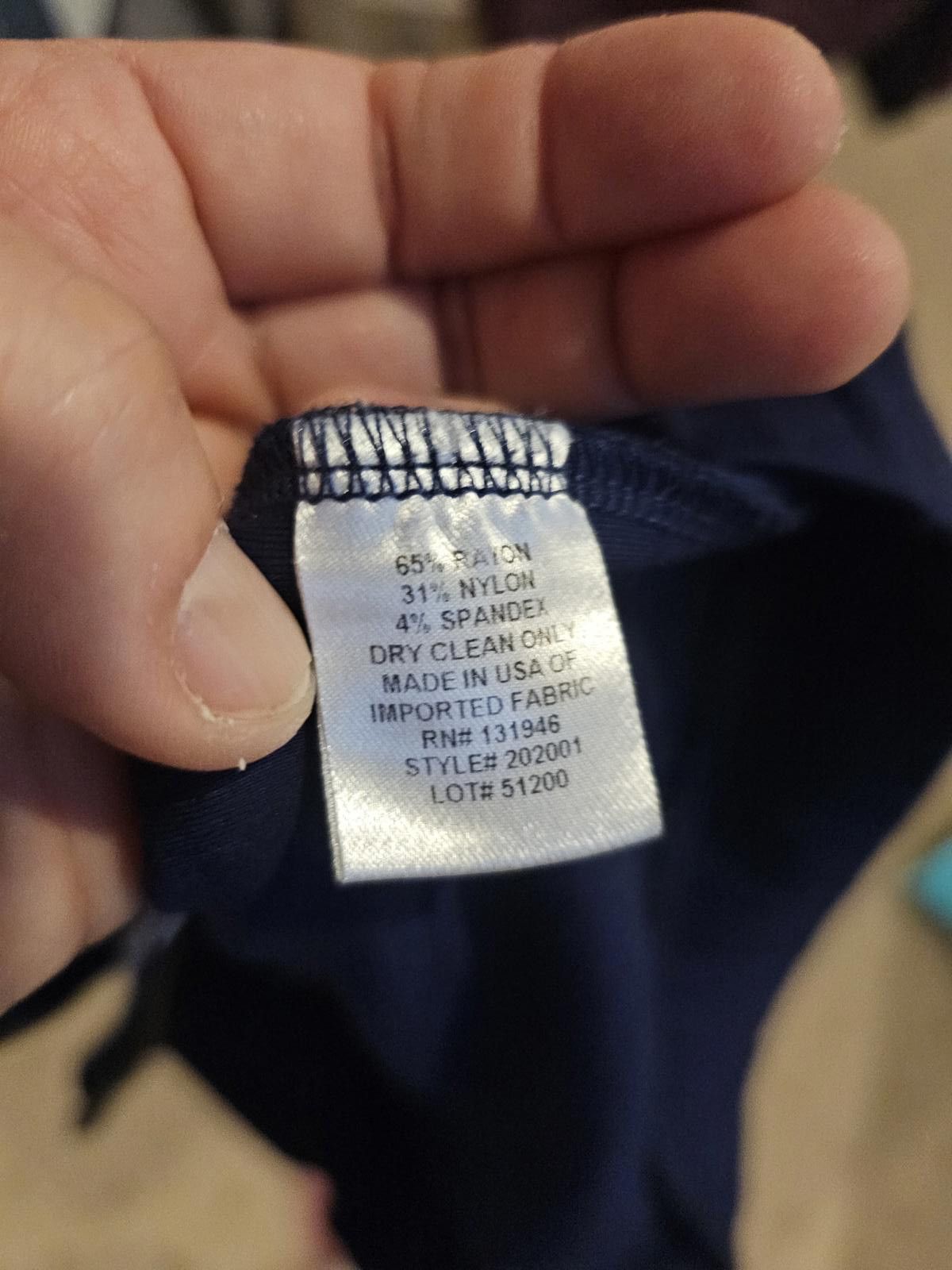 Other Julie Connally Pants Blue Womens Size M Capri Bakc Zipper Size 30" / US 8 / IT 44 - 6 Thumbnail