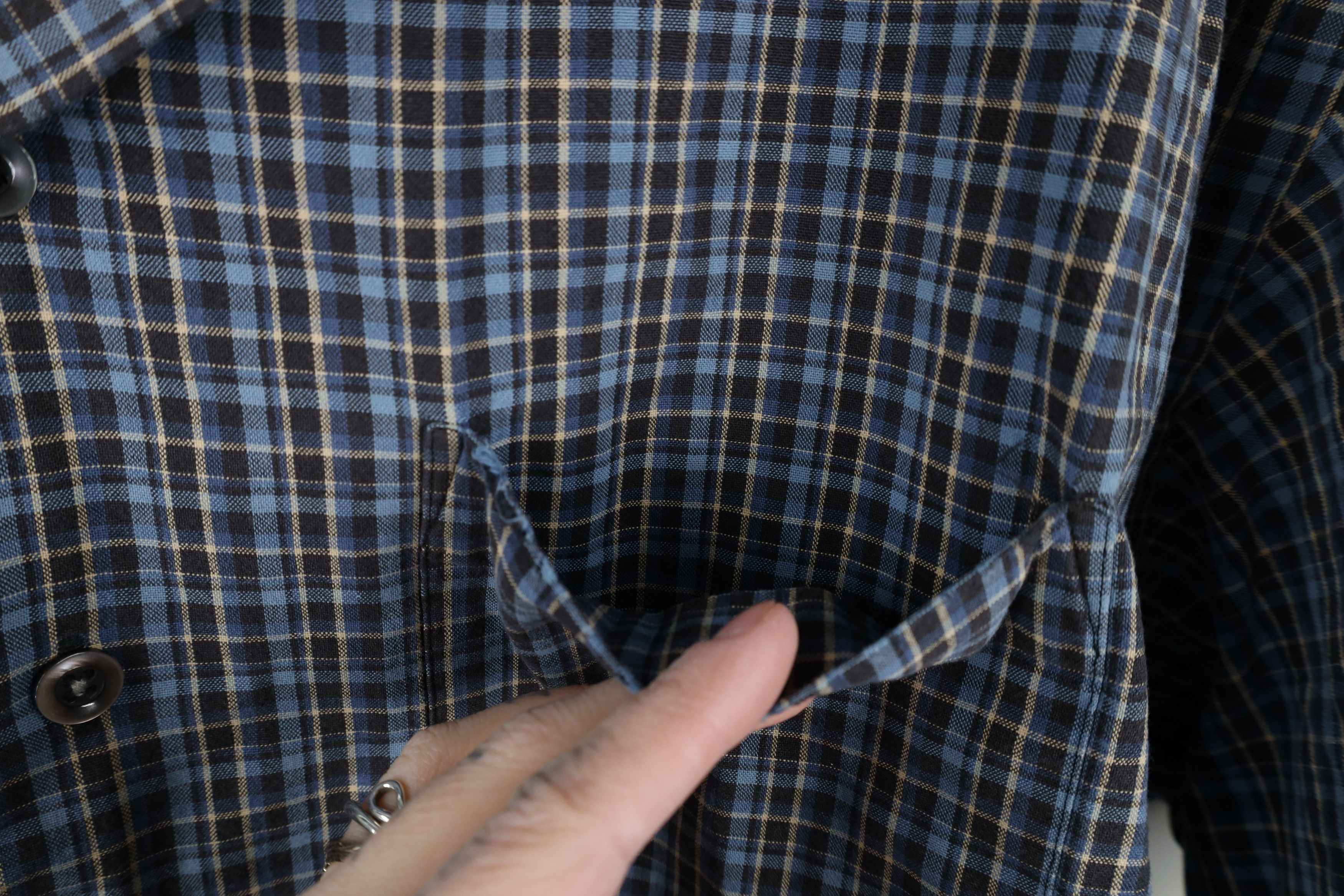 Polo Ralph Lauren Vintage 90s Ralph Lauren Looped Camp Button Shirt Plaid Size US L / EU 52-54 / 3 - 5 Thumbnail