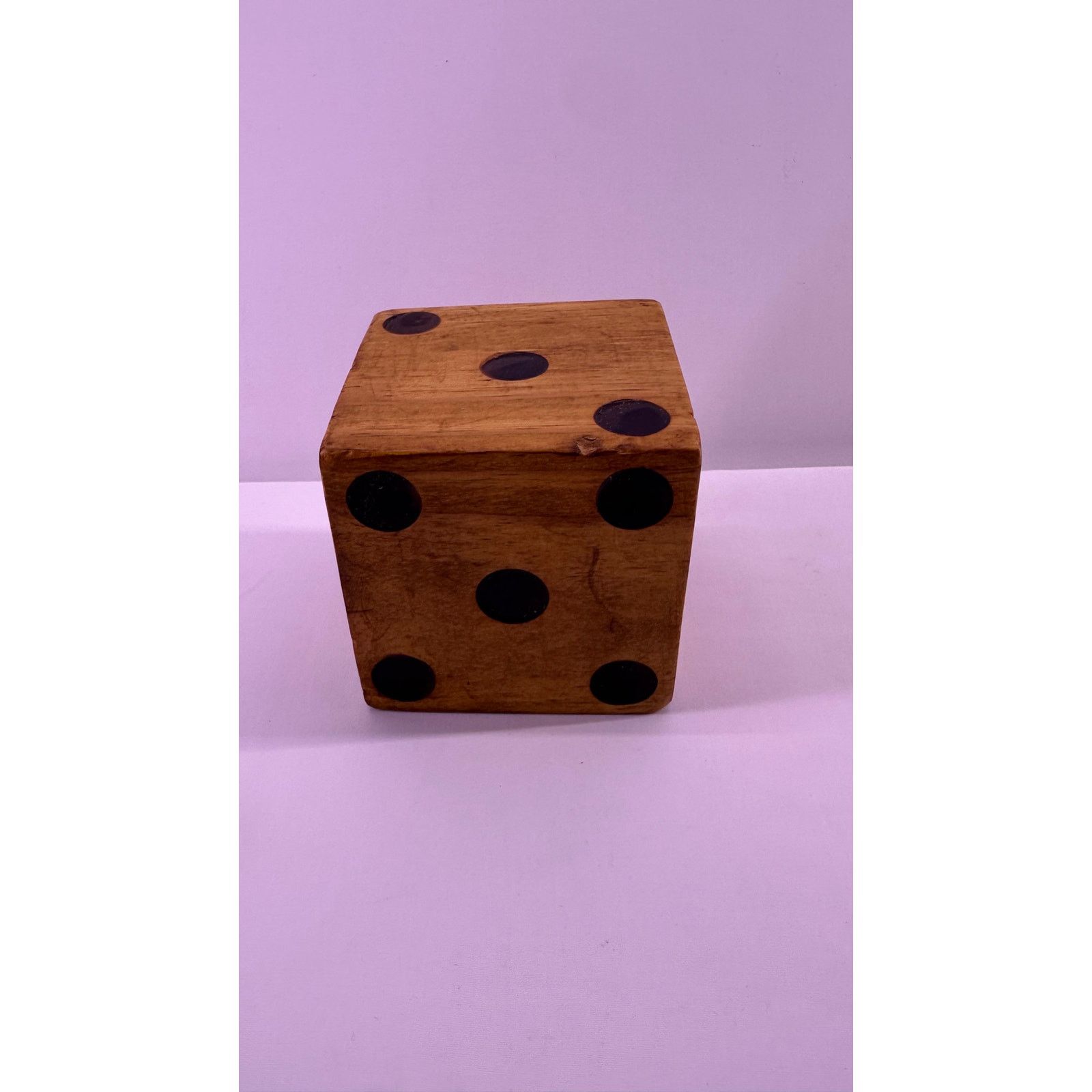 & Other Stories Hand Made Wooden Big Dice 3.5” All Sides Size ONE SIZE - 2 Thumbnail