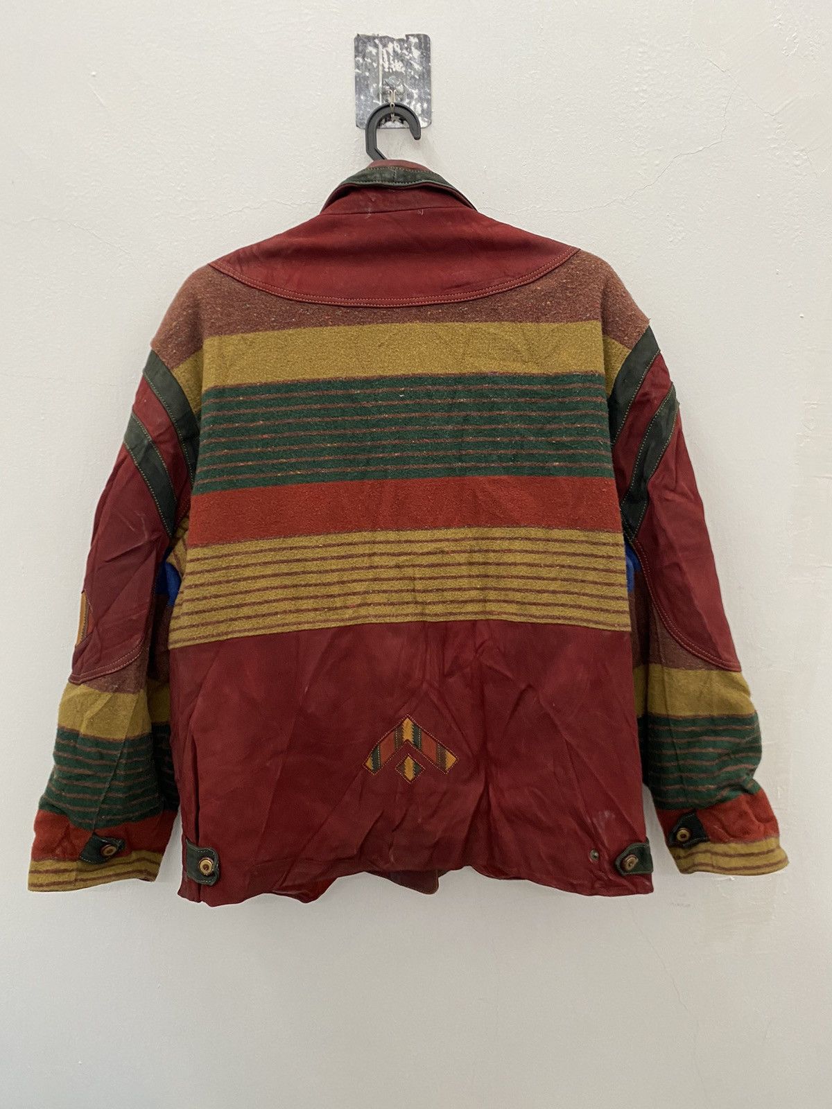 RECTO × Vintage KOREA BRAND MIX WOOL LEATHER JACKET Size US M / EU 48-50 / 2 - 6 Thumbnail