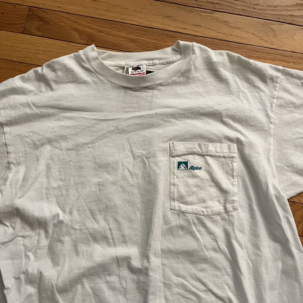 Band Tees × Vintage VTG Alpine Mountain Abstract Tee Size US XL / EU 56 / 4 - 2 Thumbnail