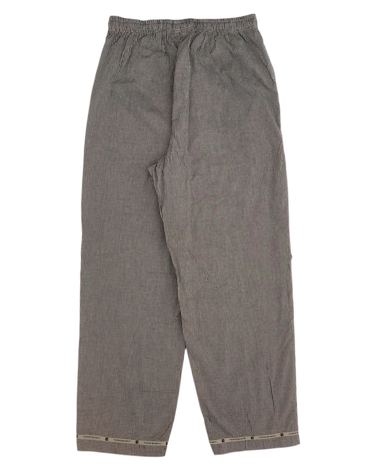 Pierre Balmain [DEADSTOCK] Pierre Balmain Cotton Check Pajamas (EZ) Pants Size US 32 / EU 48 - 2 Thumbnail