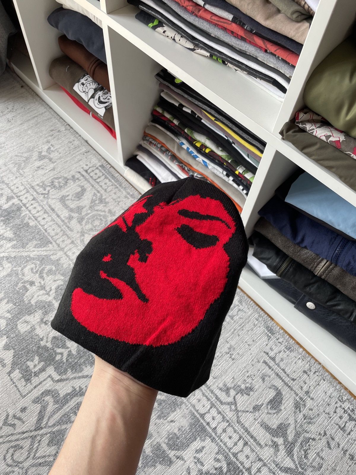Other Vintage Y2K Beanie Hat Avant Garde Big Star Face Japanese Size ONE SIZE - 5 Thumbnail