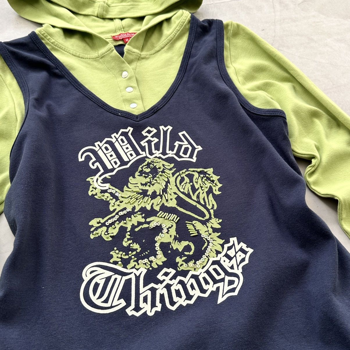 Hysteric Glamour × Undercover Lion Wild Things British Hysteric Glamour Style Hoodie Size M / US 6-8 / IT 42-44 - 3 Thumbnail