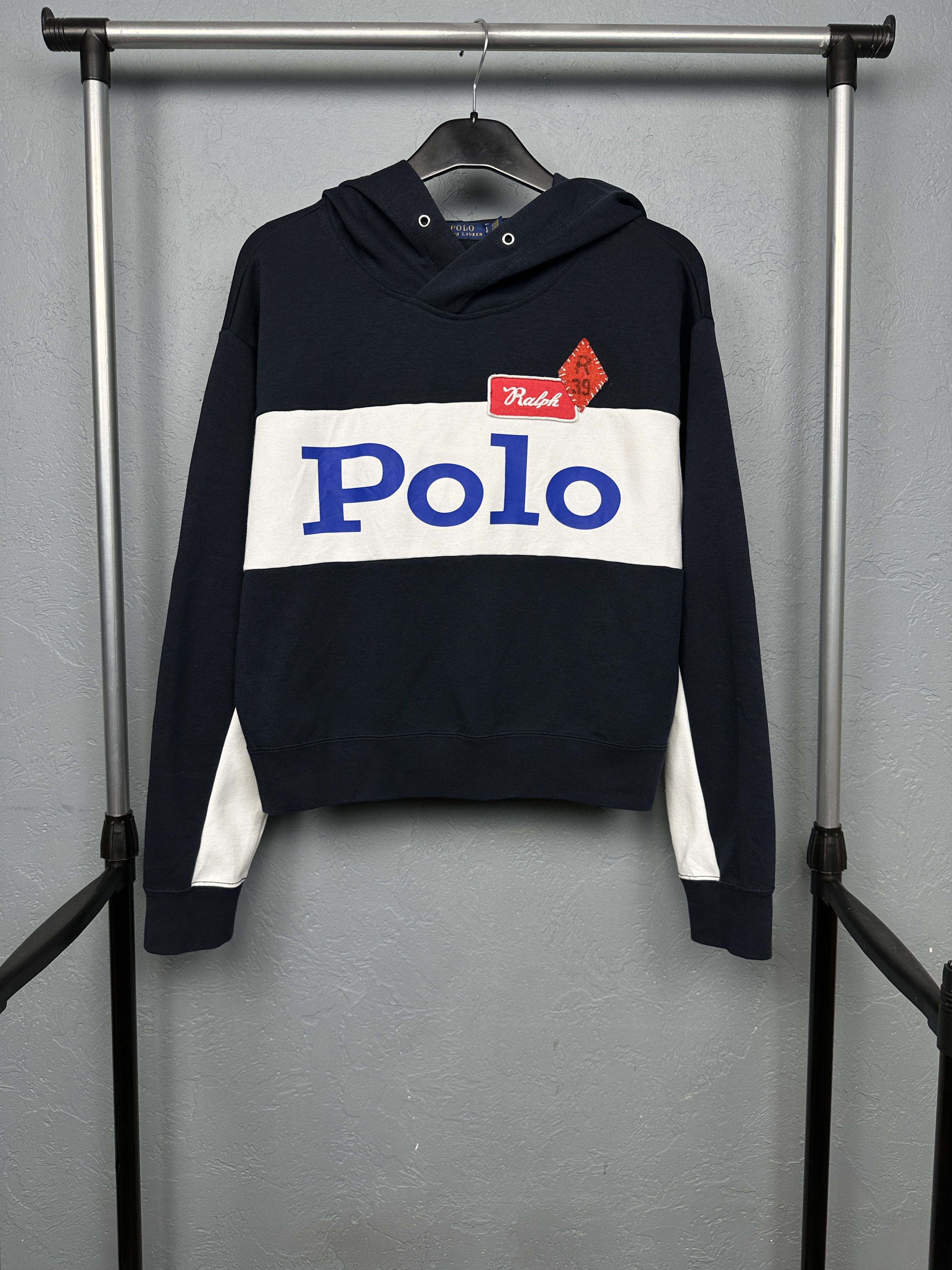 Polo Ralph Lauren Polo Ralph Lauren Womens Big Logo Hoodie Size L / US 10 / IT 46 - 1 Thumbnail
