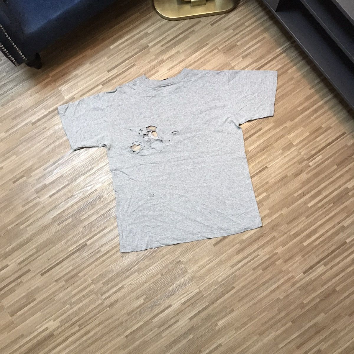 Haze × Vintage VINTAGE HAZE SKATEBOARD CAPTAIN AMERICA DISTRESS RARE TEE Size US M / EU 48-50 / 2 - 10 Thumbnail