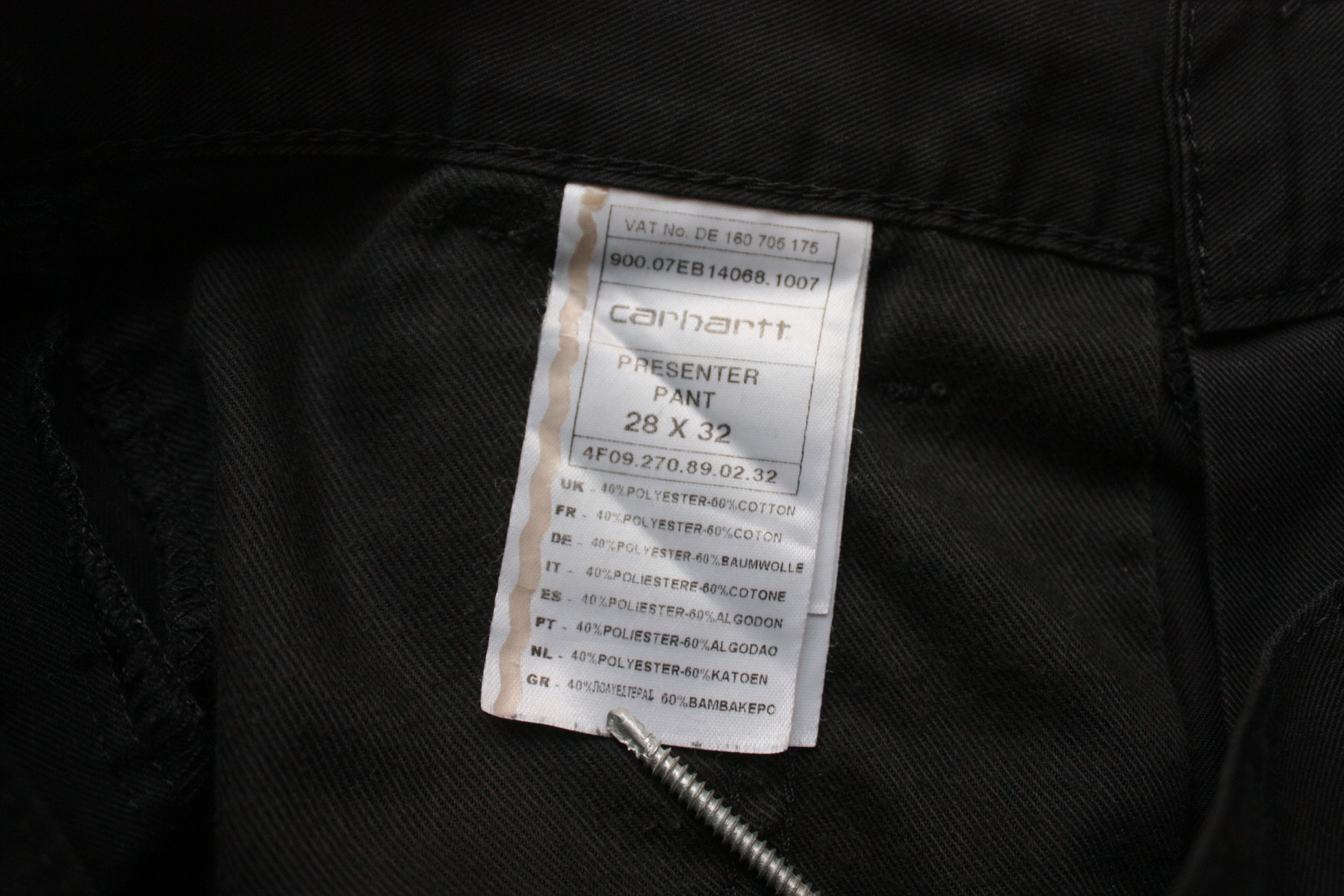 Carhartt Carhartt Presenter Pant Black 28x32 Size US 28 / EU 44 - 9 Thumbnail
