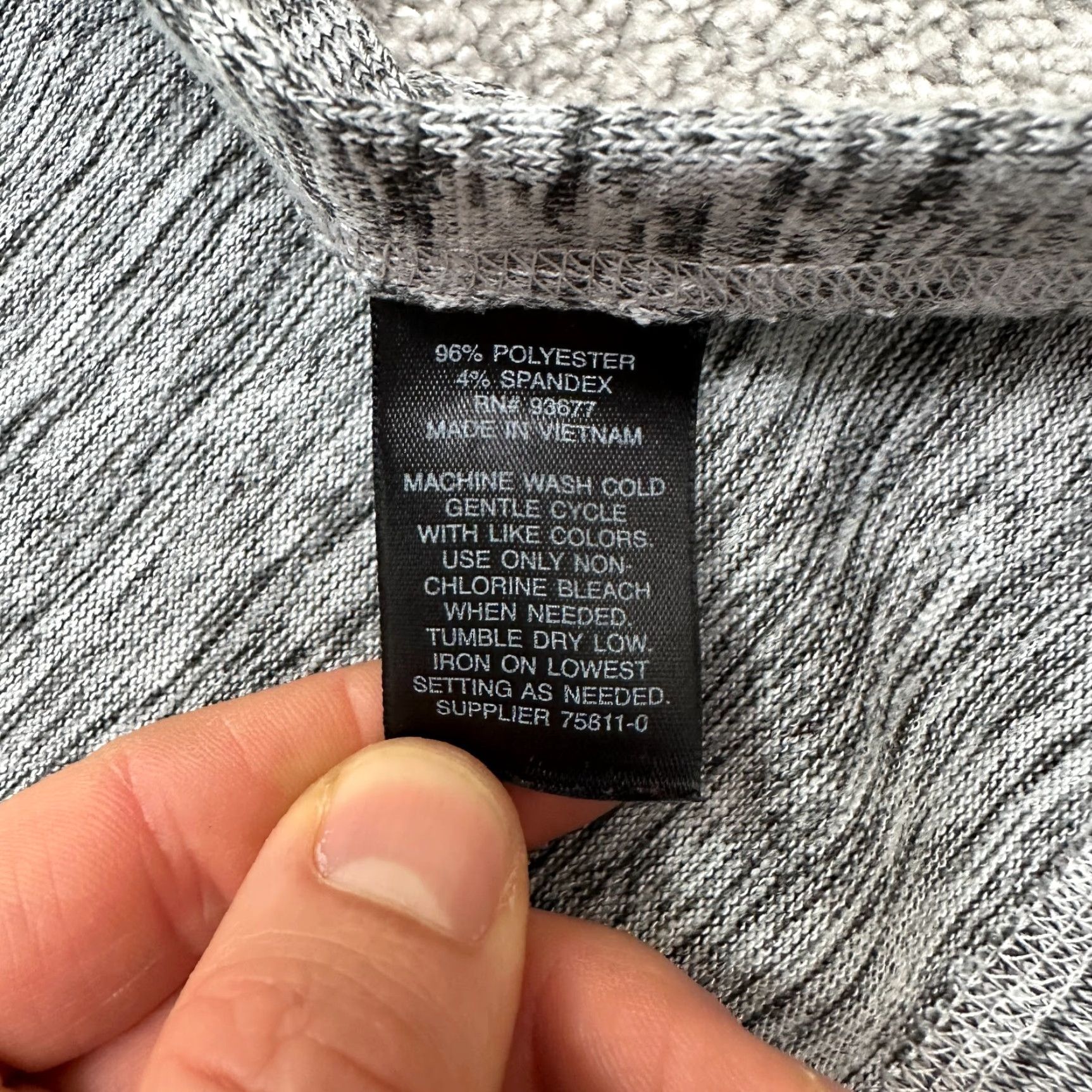 Vintage Xersion Hoodie Cape Sweater Womens M Gray Knit Kimono Sleeve 3/4 Sleeve Logo Solid Relaxed Size M / US 6-8 / IT 42-44 - 5 Thumbnail