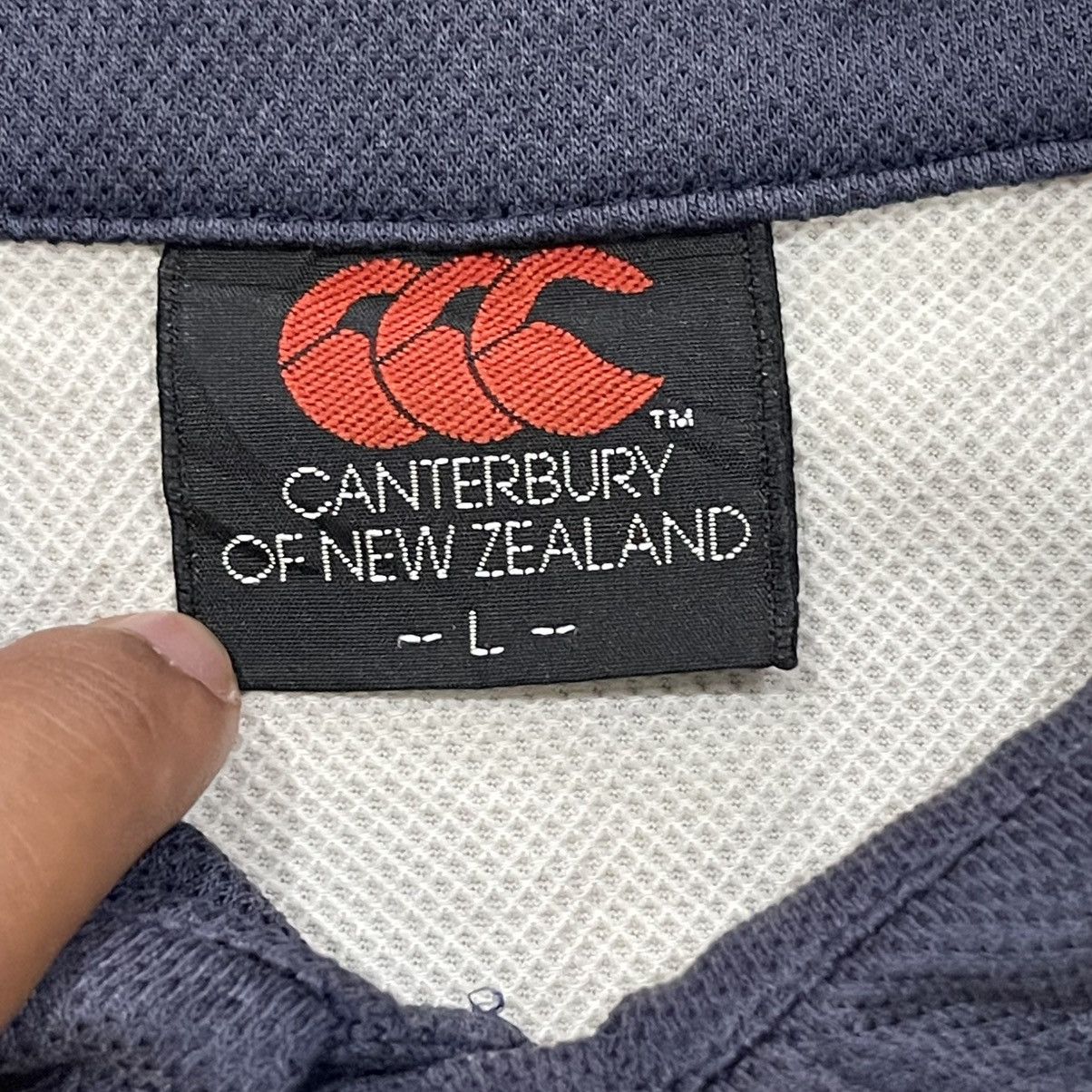 Canterbury of New Zealand Vintage 90s Canterbury Spell Out Short Sleeve Collar Shirt Size US L / EU 52-54 / 3 - 10 Thumbnail