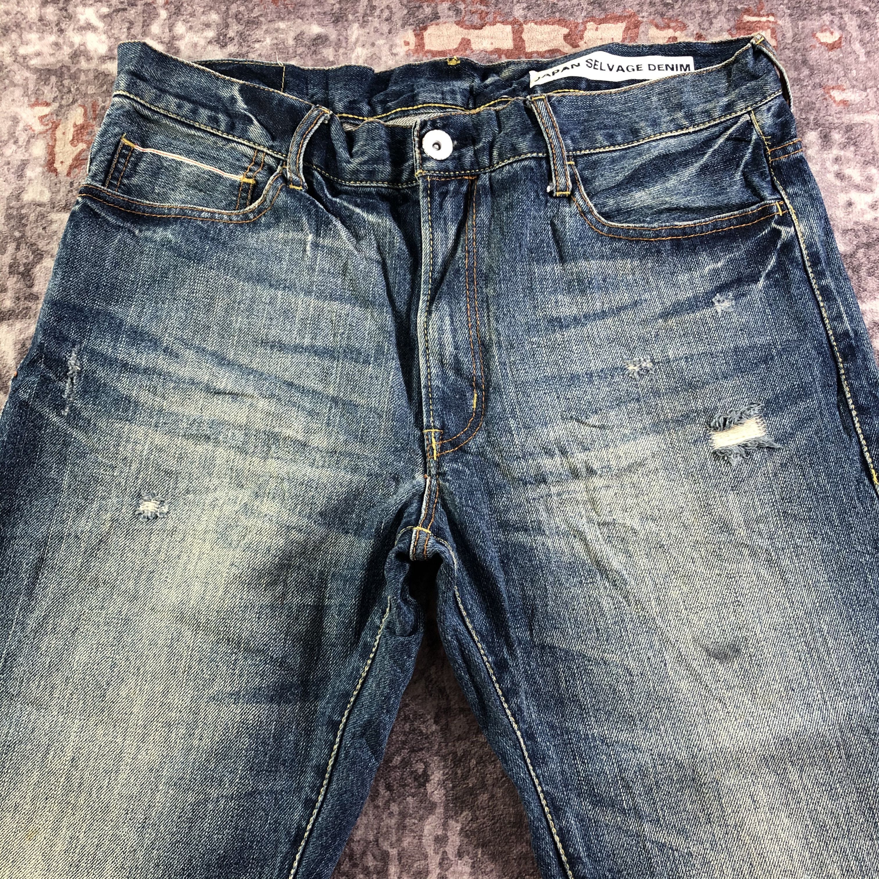 Japanese Brand Vintage Rush Hour Japan Selvedge Jeans-JM3550 Size US 38 / EU 54 - 3 Thumbnail
