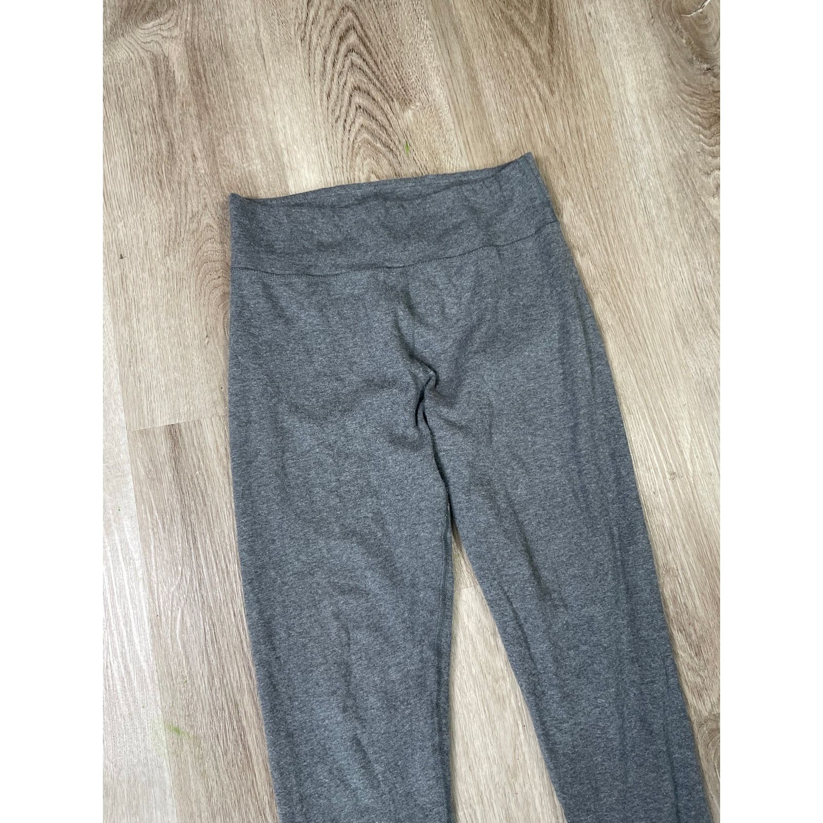 Adidas Adidas 3-Stripes Leggings Gray Cotton Blend Women's M Size 24" / US 00 / IT 34 - 6 Thumbnail
