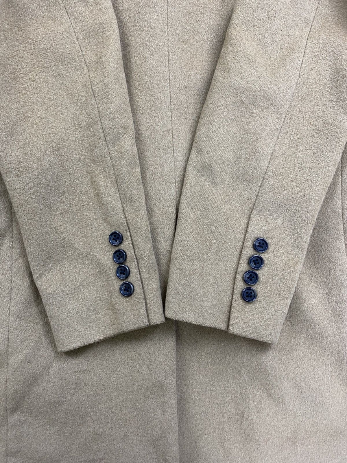 Japanese Brand × Morgan Homme × Vintage Vtg Morgan Homme Wool Double Breasted Pocket Coat Jacket Size US M / EU 48-50 / 2 - 8 Thumbnail