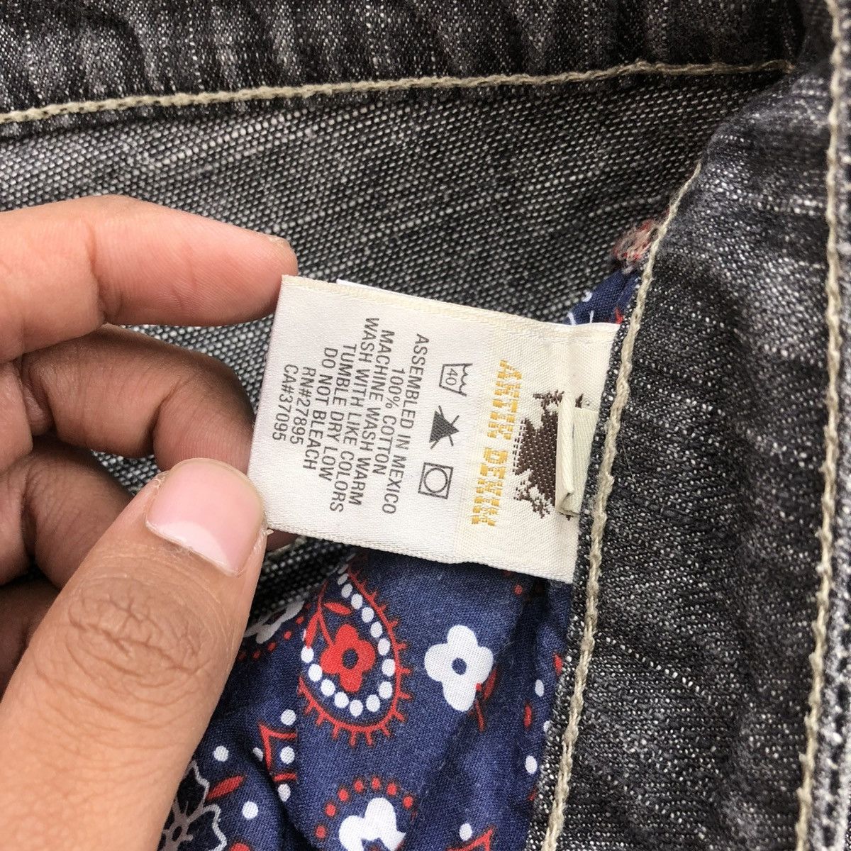 Antik Denim × If Six Was Nine × Vintage Vintage Antik Denim Distressed Embrodired Lgb Flared Jeans Size US 28 / EU 44 - 10 Thumbnail