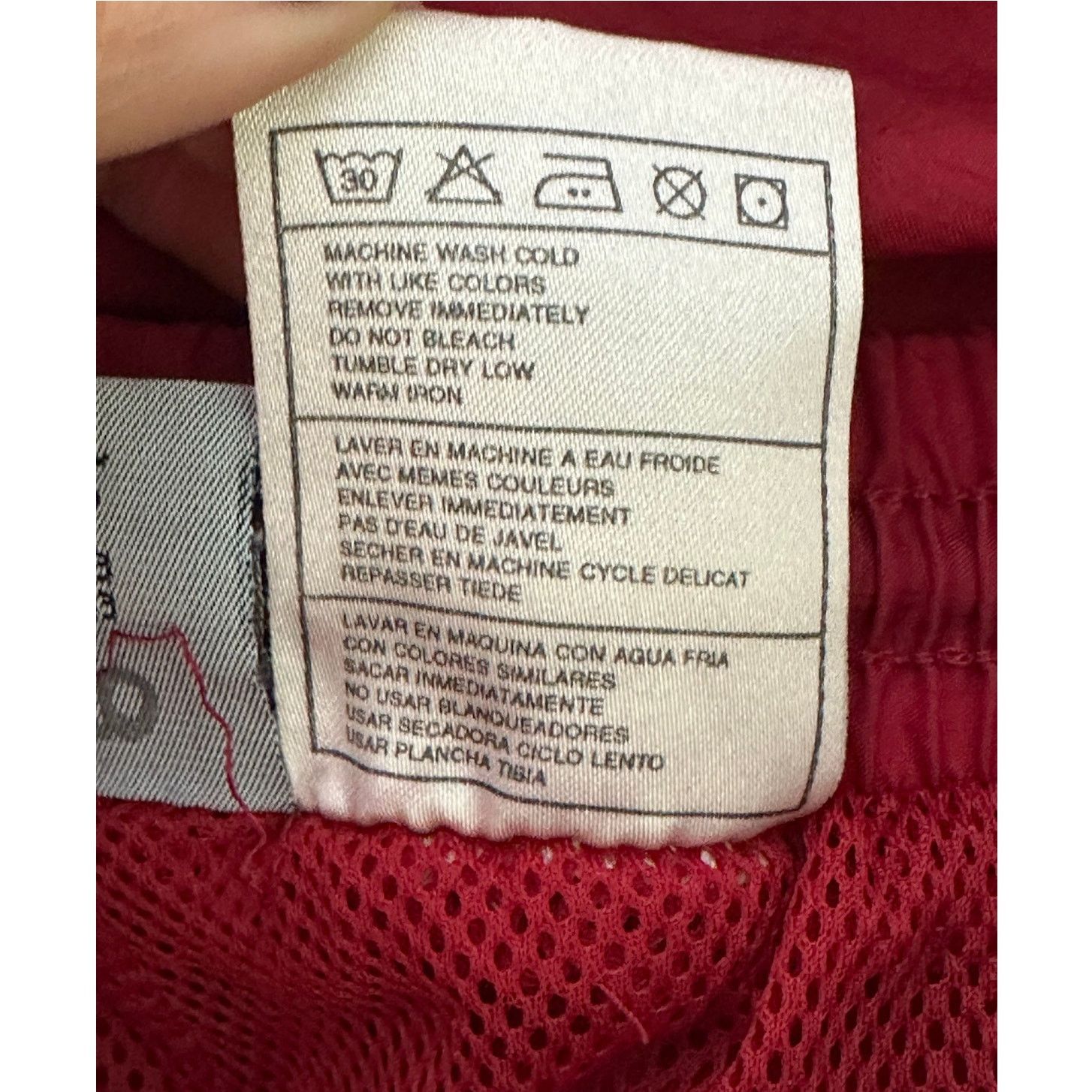 Nike Nike sports vintage red pleated windbreaker pants size M Size 30" / US 8 / IT 44 - 5 Thumbnail