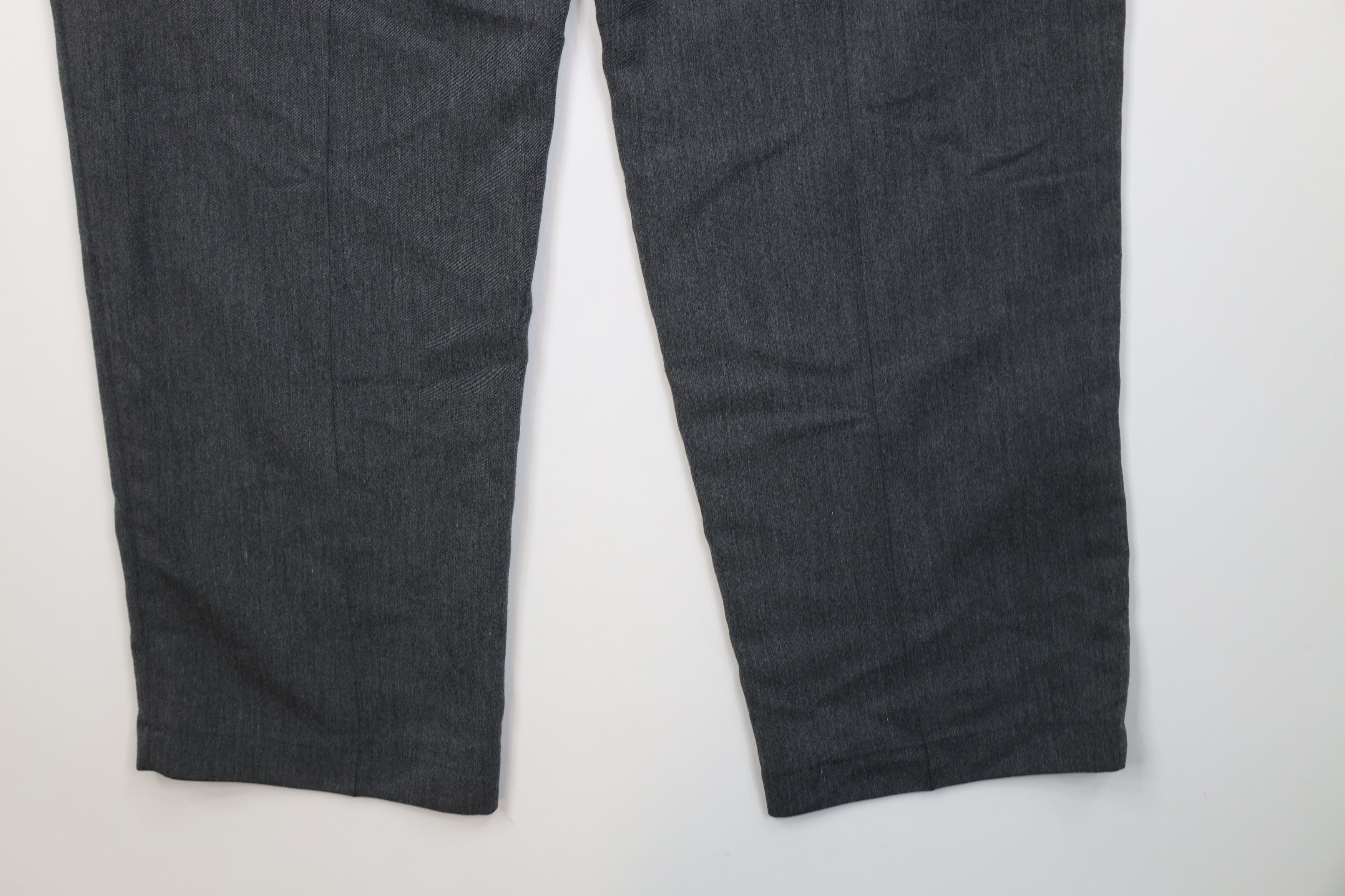 Vintage Vintage 90s Rayon Gabardine Blend Wide Leg Chino Pants Gray Size US 36 / EU 52 - 13 Thumbnail