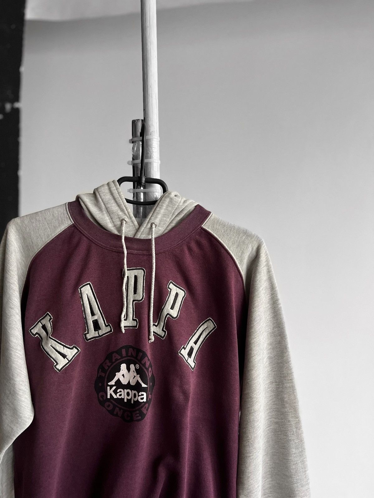 Kappa × Vintage Kappa Womens Vintage 90s Long Sleeve Hoodie Center Logo Y2K Size S / US 4 / IT 40 - 2 Thumbnail