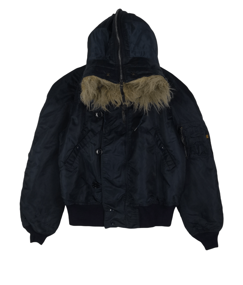 Alpha Industries Vintage N-2B Bomber Alpha Industries Jacket Hoodie Size US L / EU 52-54 / 3 - 1 Thumbnail