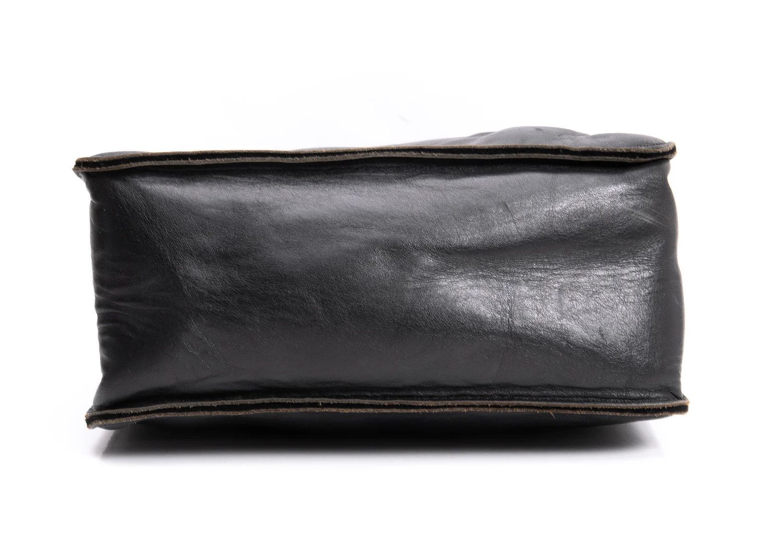 Yohji Yamamoto Yohji Yamamoto Leather 2WAY Shoulder Bag Black Size ONE SIZE - 6 Thumbnail