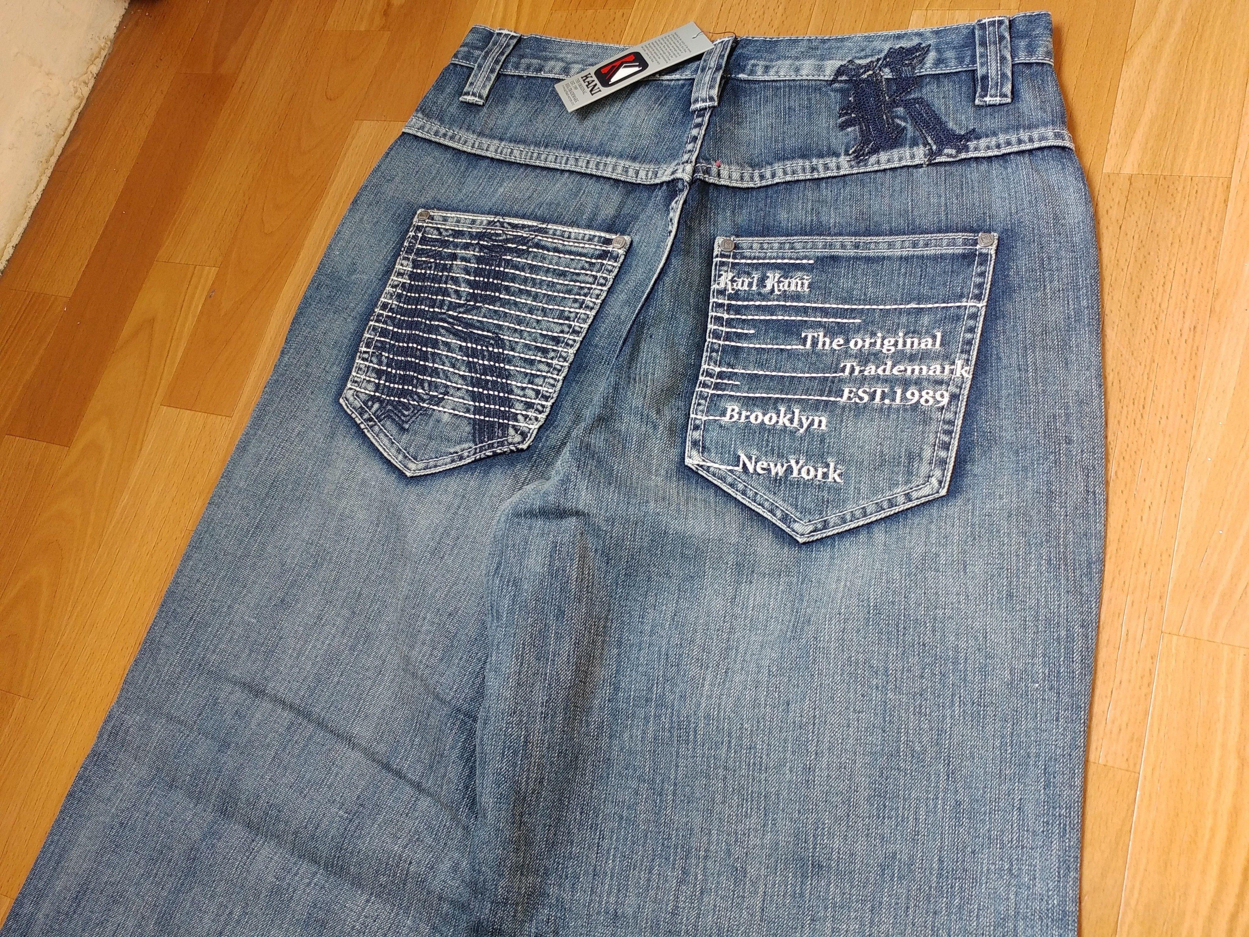 Karl Kani KARL KANI jeans oldschool deadstock baggy vintage 1990s W 32 Size US 32 / EU 48 - 4 Thumbnail