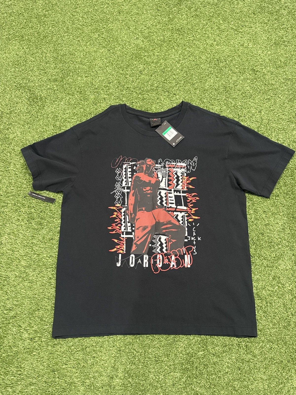 Jordan Brand × Travis Scott Travis Scott Jordan Tee Black | Grailed