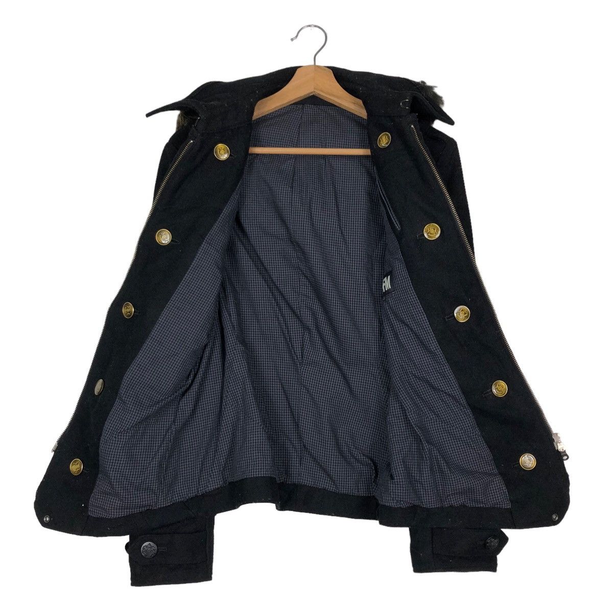 Japanese Brand 🔥BIKER JACKET DOUBLE LAYER PPFM JAPAN MINK FUR HOODIE Size US S / EU 44-46 / 1 - 13 Thumbnail