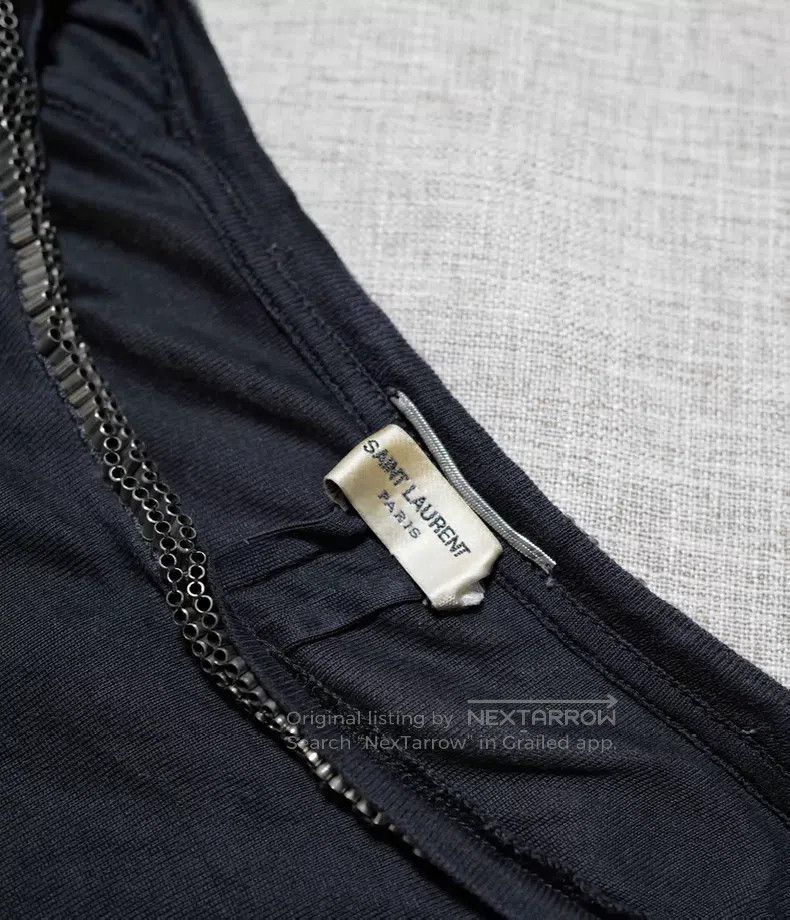 Saint Laurent Paris Saint Laurent Paris Pocket T-Shirt i Size US L / EU 52-54 / 3 - 3 Thumbnail