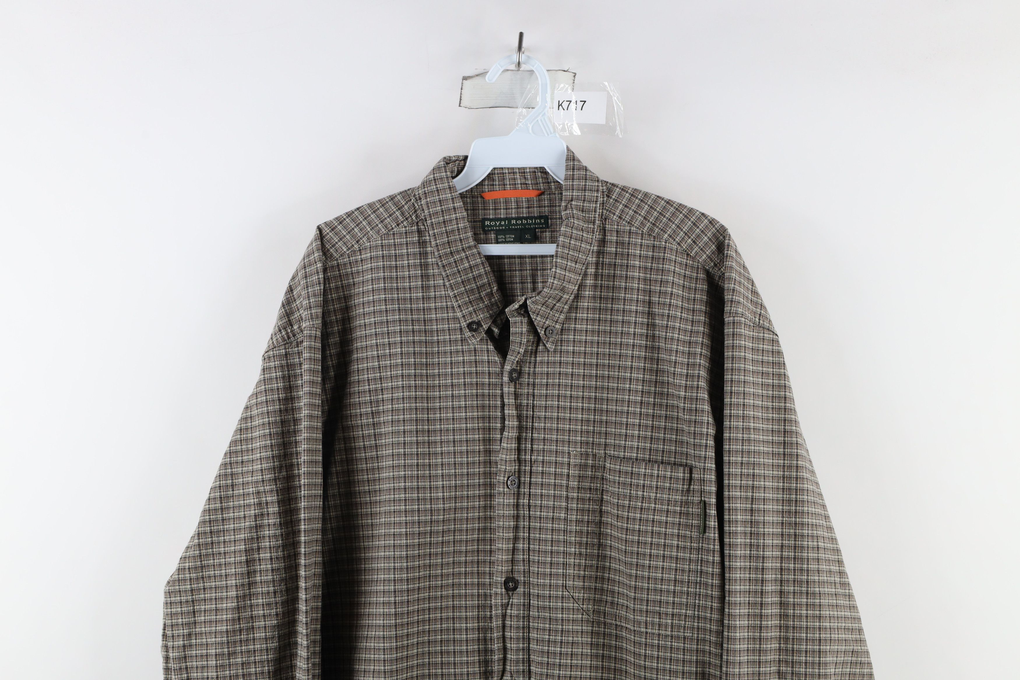 Royal Robbins × Vintage Vintage 90s Royal Robbins Heavyweight Button Down Shirt Size US XL / EU 56 / 4 - 2 Thumbnail