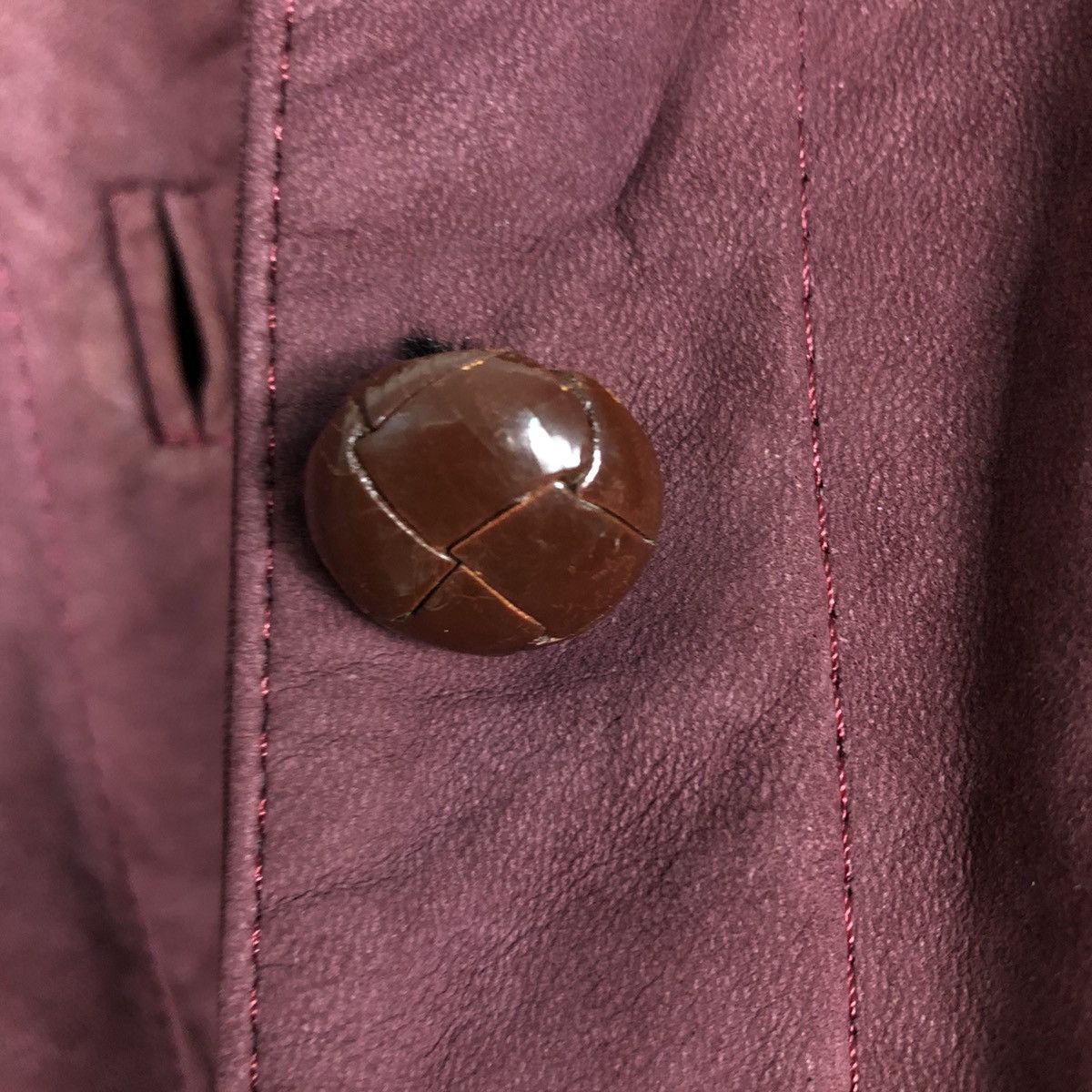 Japanese Brand Vintage Genuine Leather Biker Jacket Unbranded Issey Miyake Size US M / EU 48-50 / 2 - 17 Thumbnail