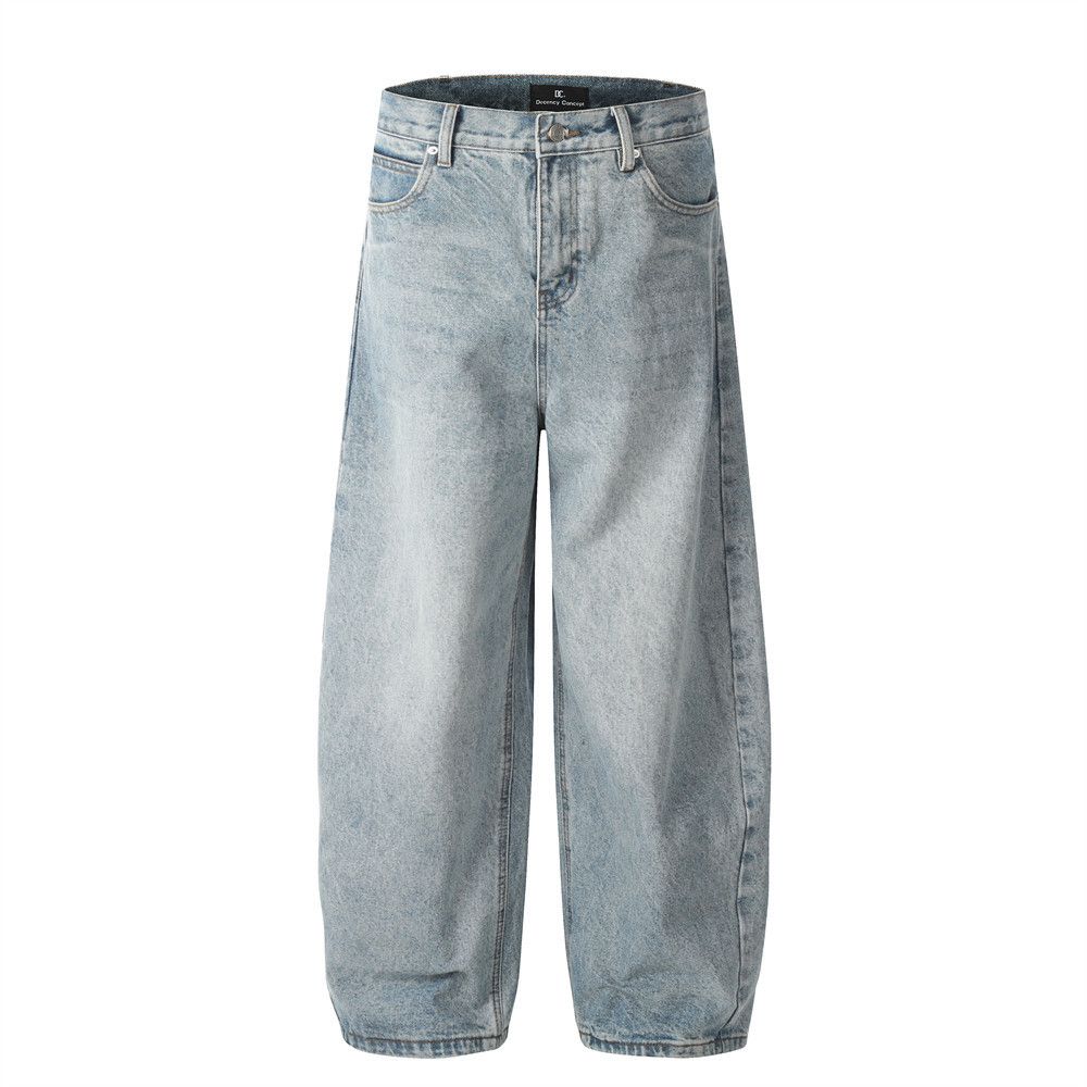 Japanese Brand American retro loose casual washed scimitar jeans y2k Size US 32 / EU 48 - 1 Thumbnail
