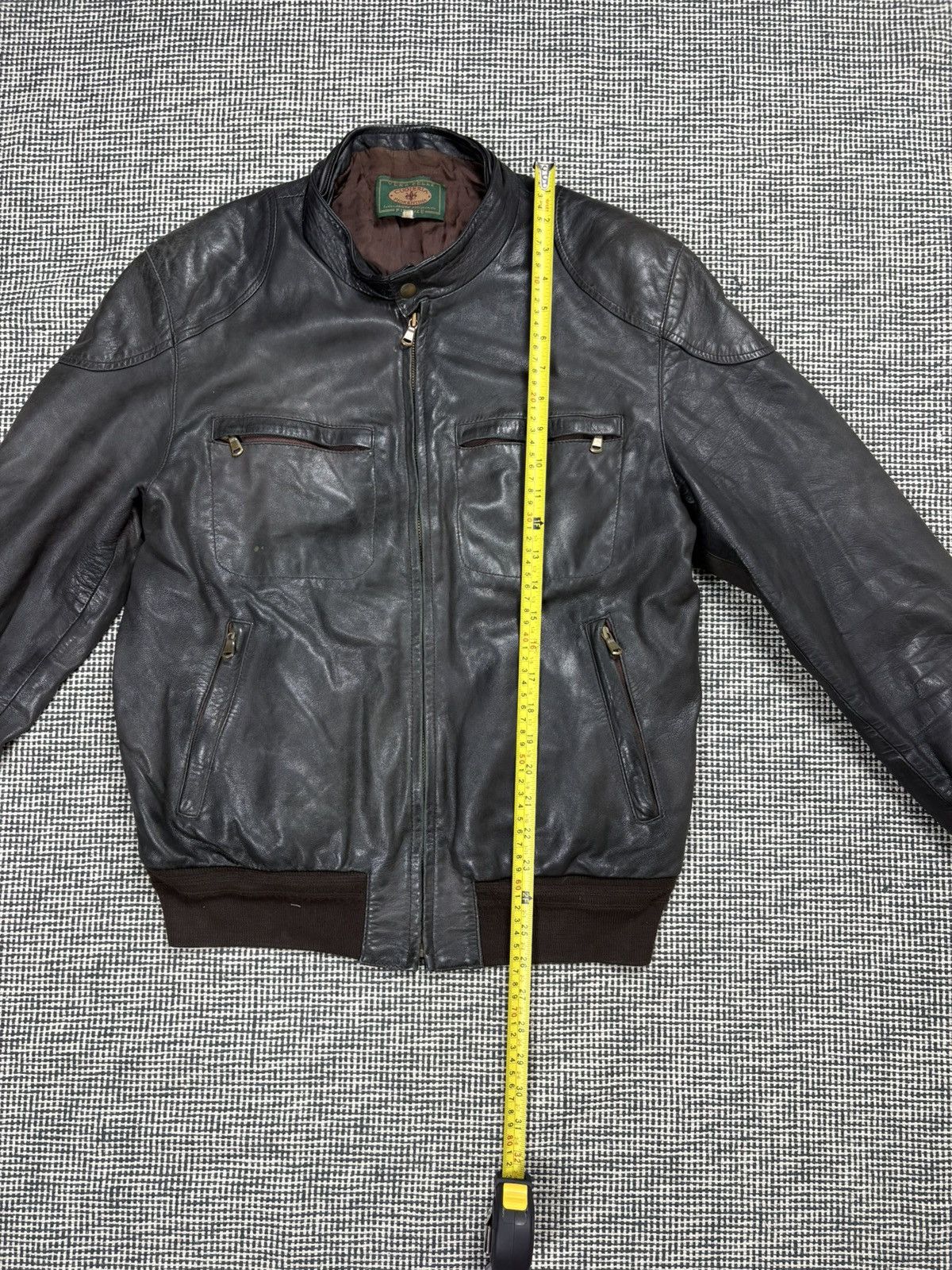 Genuine Leather 90s real leather vintage bomber 4 pocket jacket avant garde Size US M / EU 48-50 / 2 - 11 Thumbnail