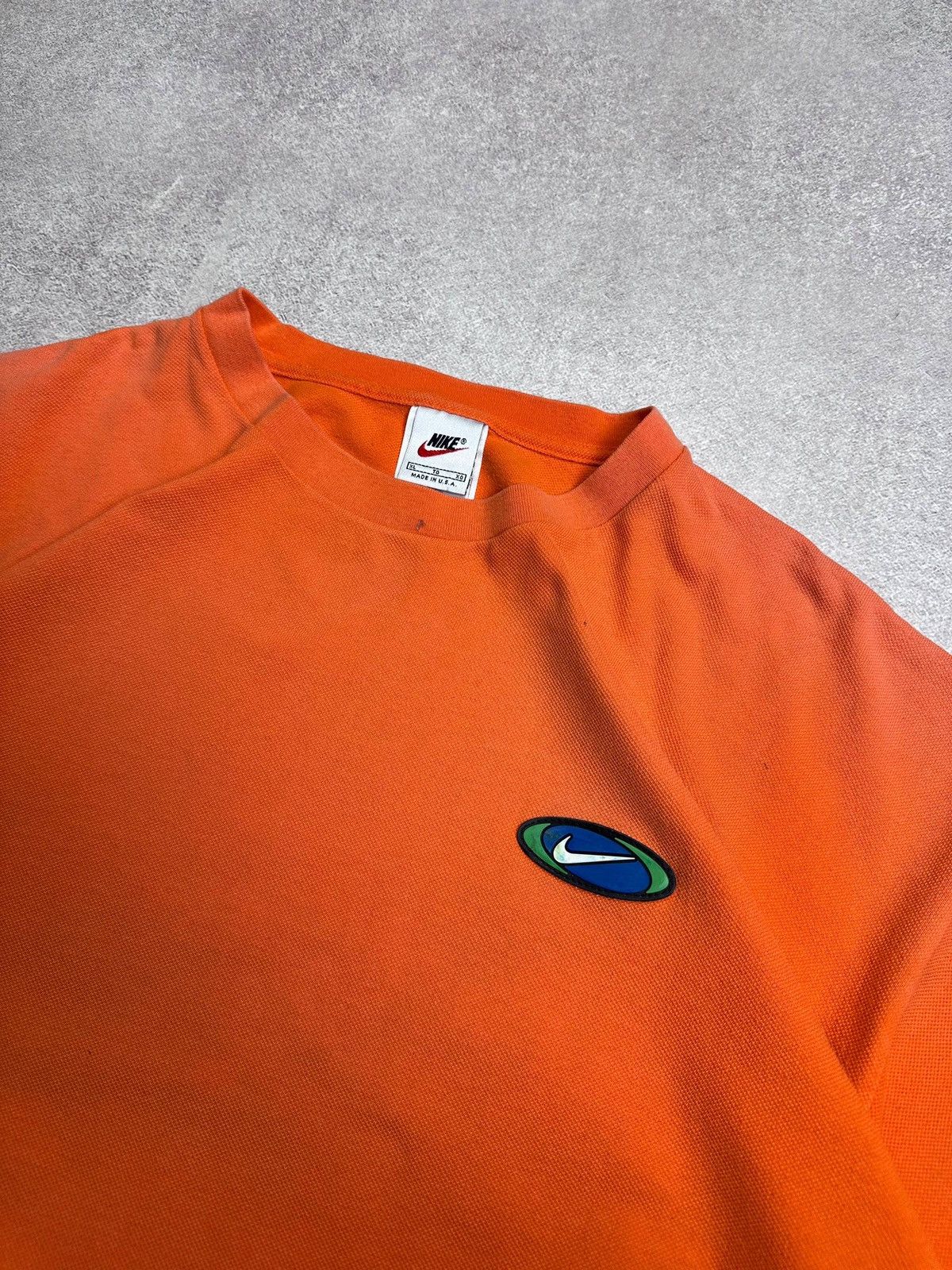 Nike Vintage Nike Swoosh Made In USA Boxy T-shirt XL Size US XL / EU 56 / 4 - 3 Thumbnail