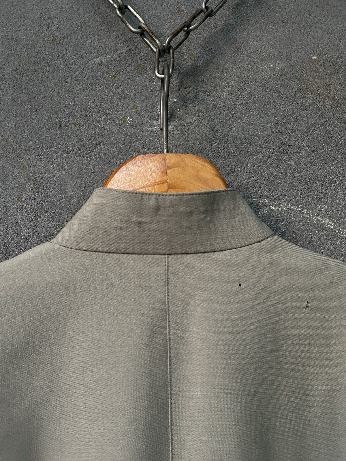 Thierry Mugler Thierry Mugler 80’s Archive Nude Wool Blazel Metal Logo Size XS / US 0-2 / IT 36-38 - 9 Thumbnail