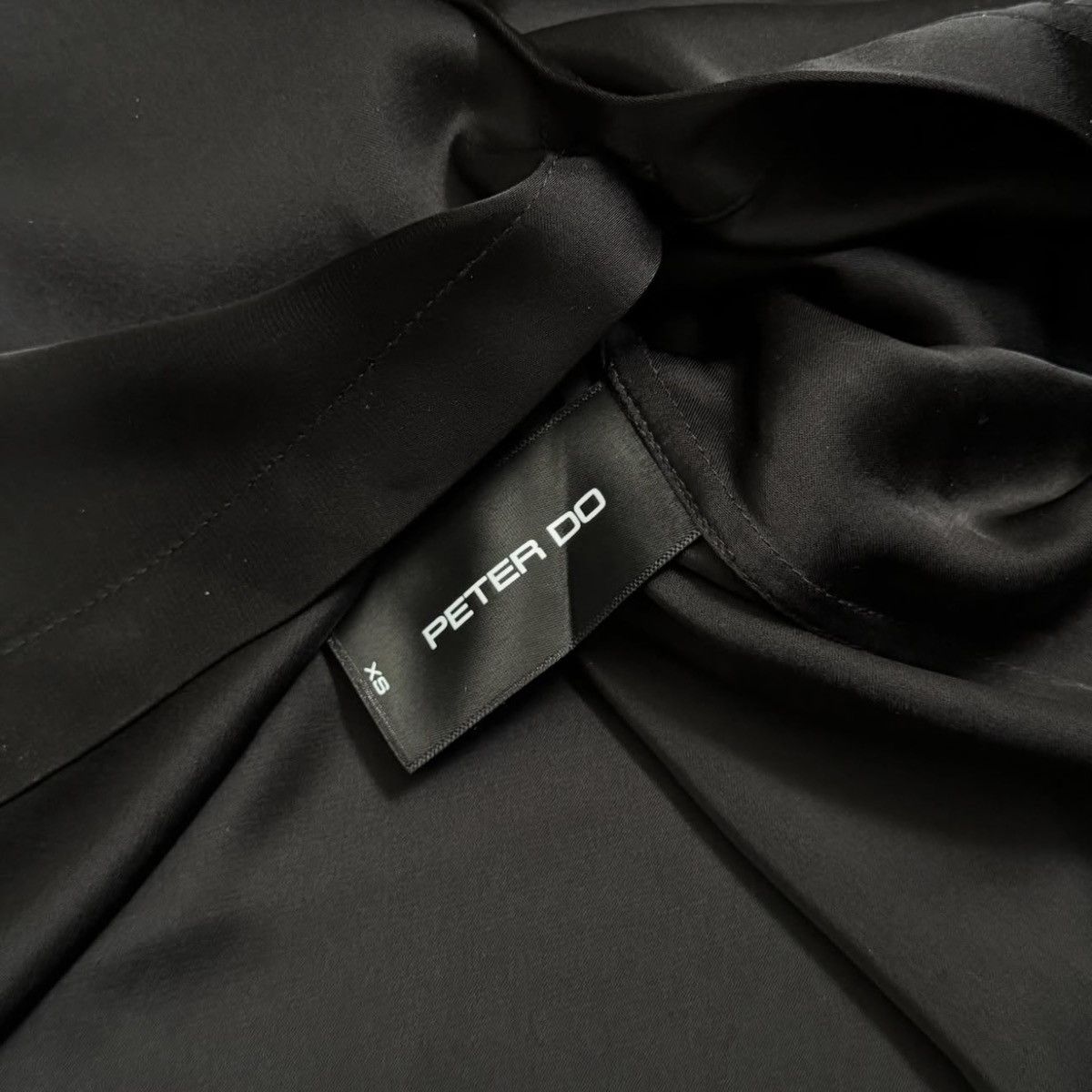 Peter Do PETER DO PD OVERSIZED BUTTON UP- BLACK - XS Size XS / US 0-2 / IT 36-38 - 4 Thumbnail