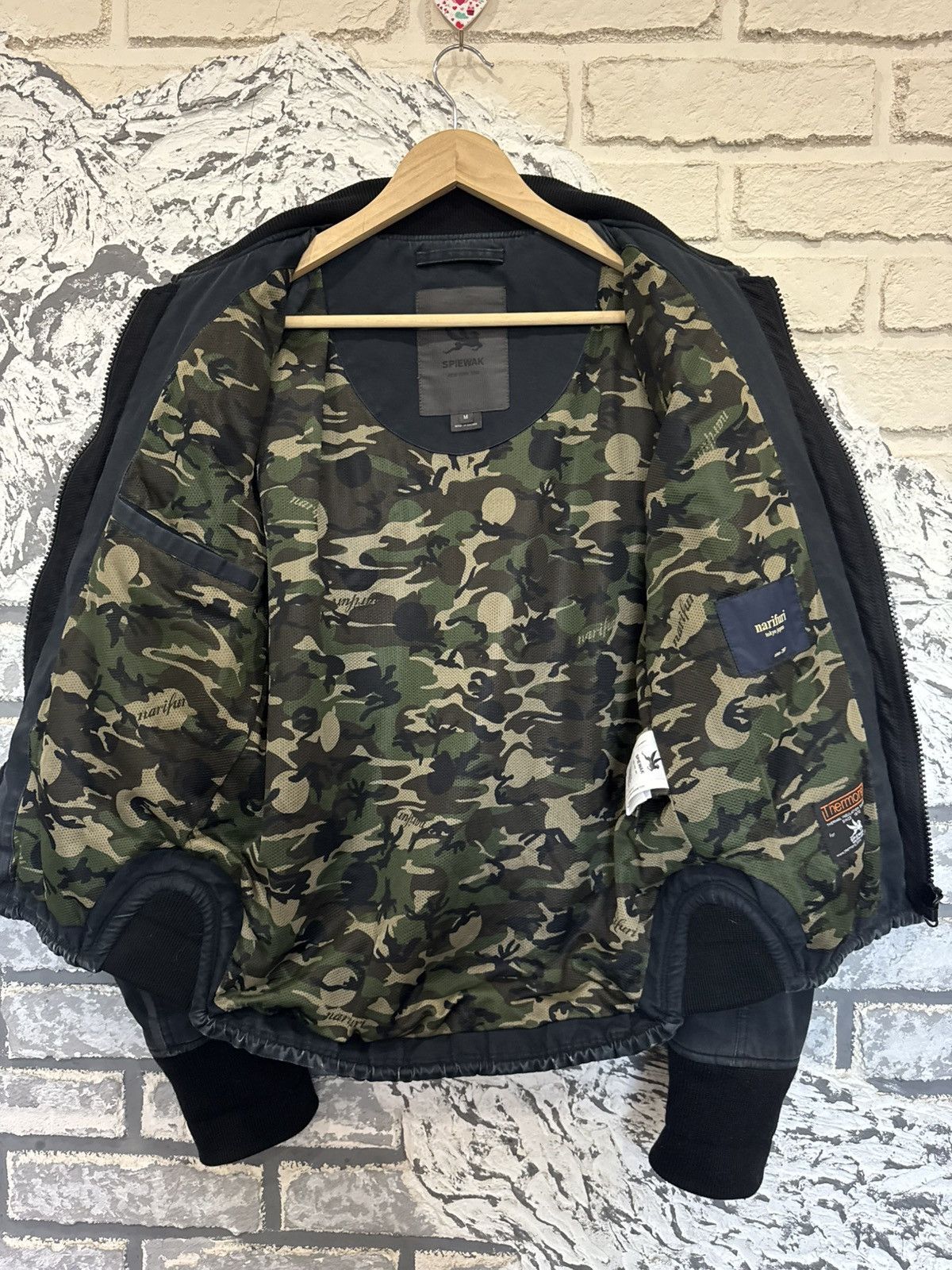 narifuri Narifuri & Spiewak Bomber MA-1 Jacket Very Rare Vintage M-L Size US M / EU 48-50 / 2 - 8 Thumbnail