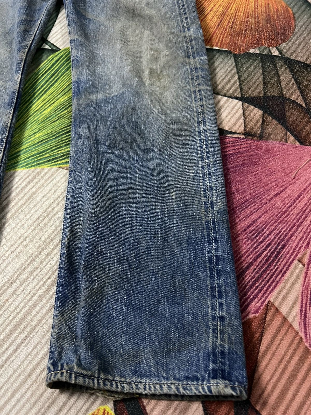 💥Vintage Orslow 105 Selvedge Mud Wash Jean