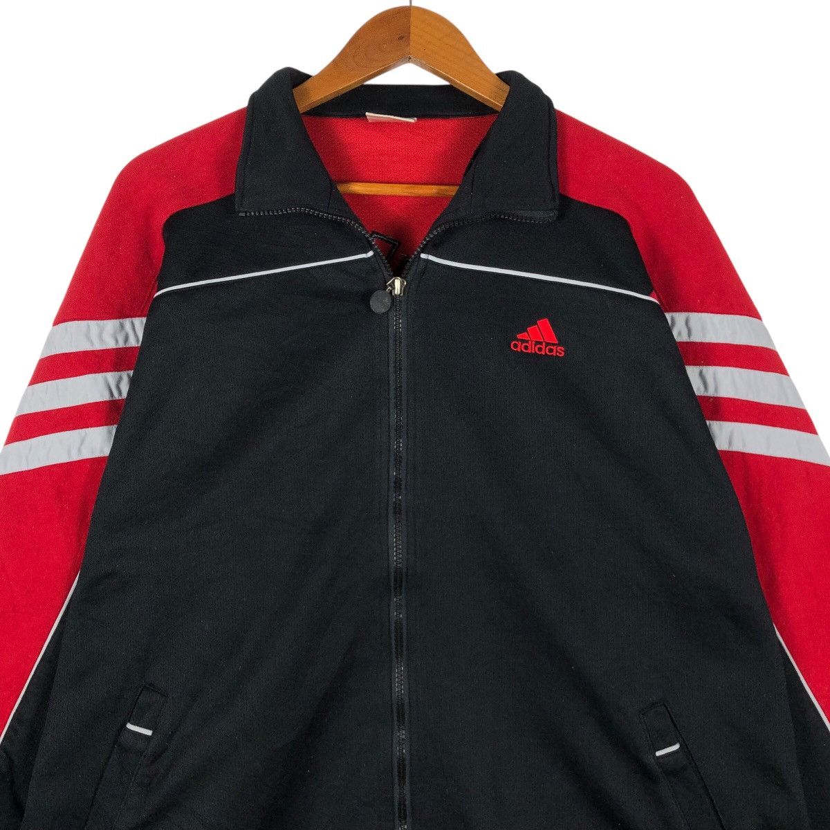 Adidas ADIDAS Equipment Full Zip Track Sweater Size US XL / EU 56 / 4 - 2 Thumbnail