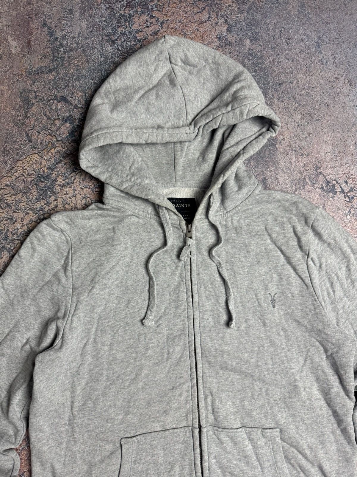 Allsaints Vintage Allsaints Full Zip Hoodie Jumper Pullover Size US M / EU 48-50 / 2 - 5 Thumbnail