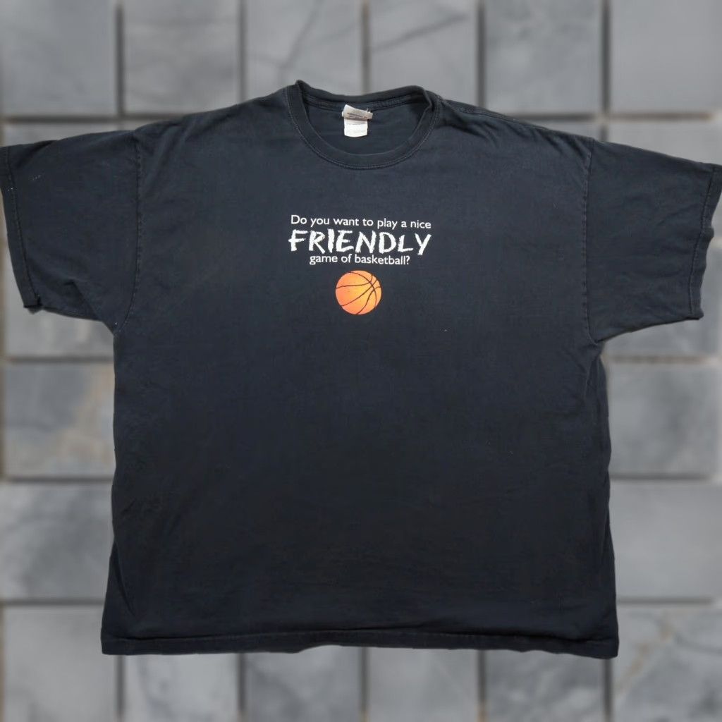 Vintage VINTAGE Nike Shirt Mens 2XL XXL Black Graphic Tee Quote Humor Funny Y2K Size US XXL / EU 58 / 5 - 1 Thumbnail