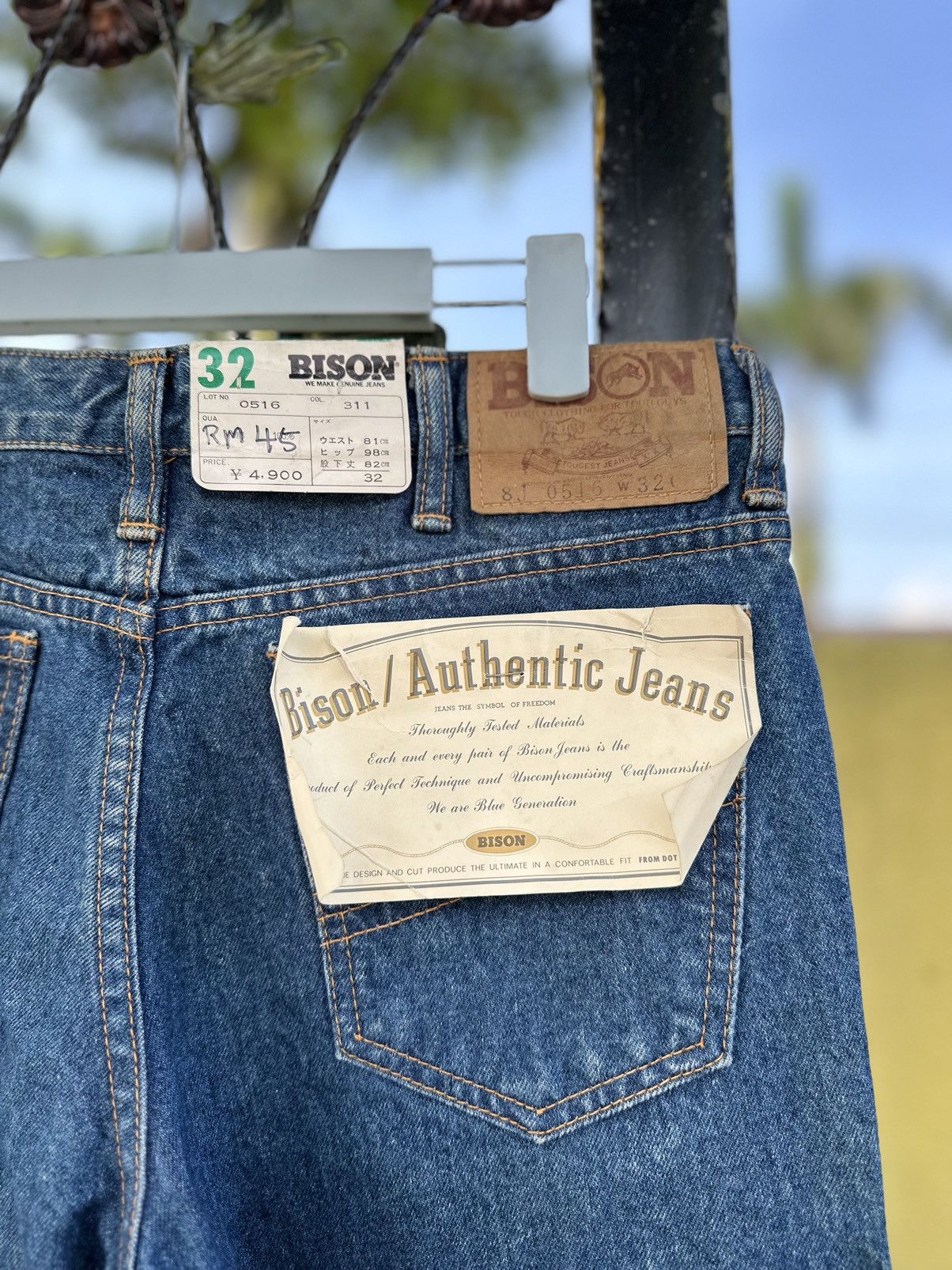 Kapital Vintage Denim Usa Bison Brand With Flare . Size US 32 / EU 48 - 5 Thumbnail