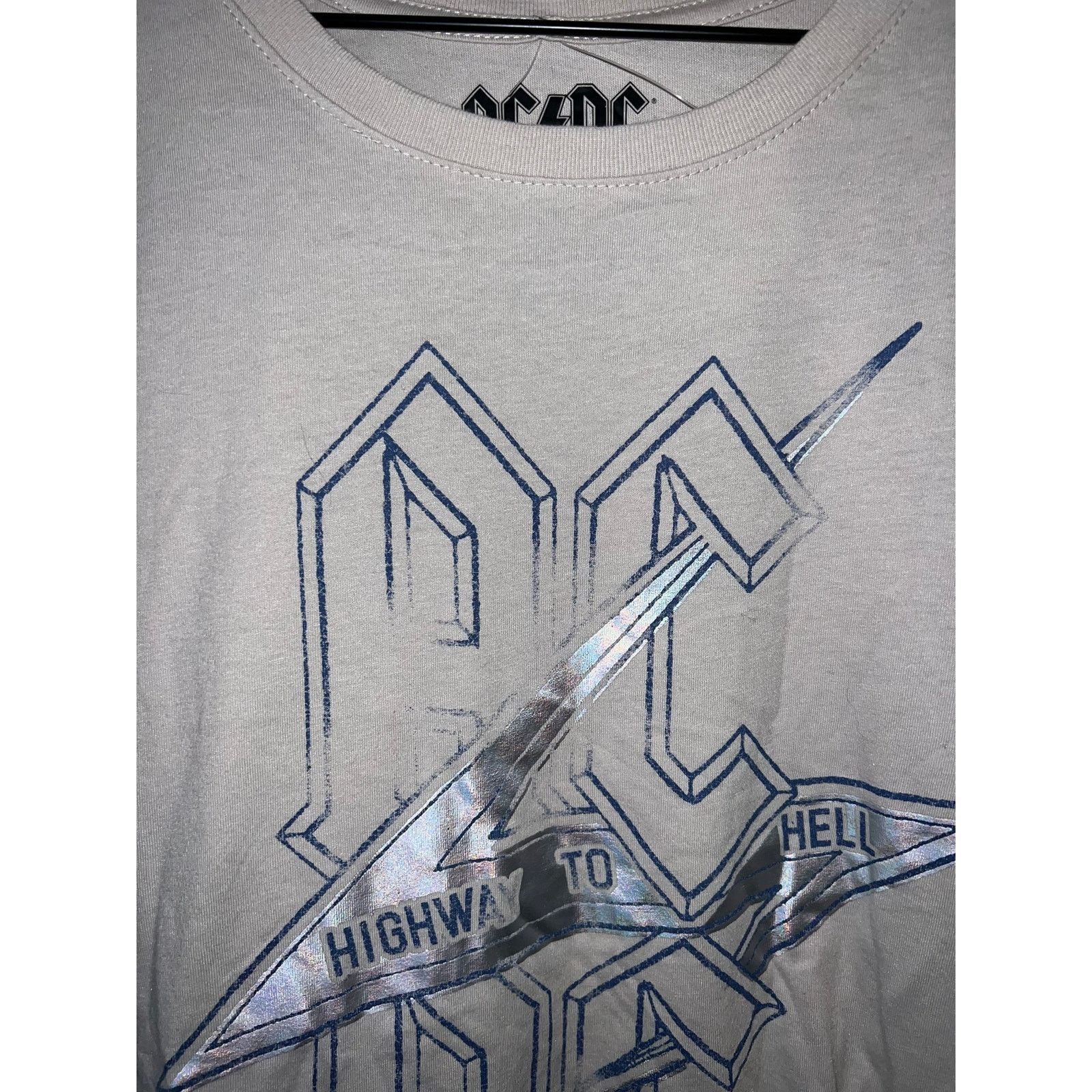 rue21 Womens ACDC Top Shirt Tee Graphic Band Music Highway To Hell Size XL / US 12-14 / IT 48-50 - 2 Thumbnail