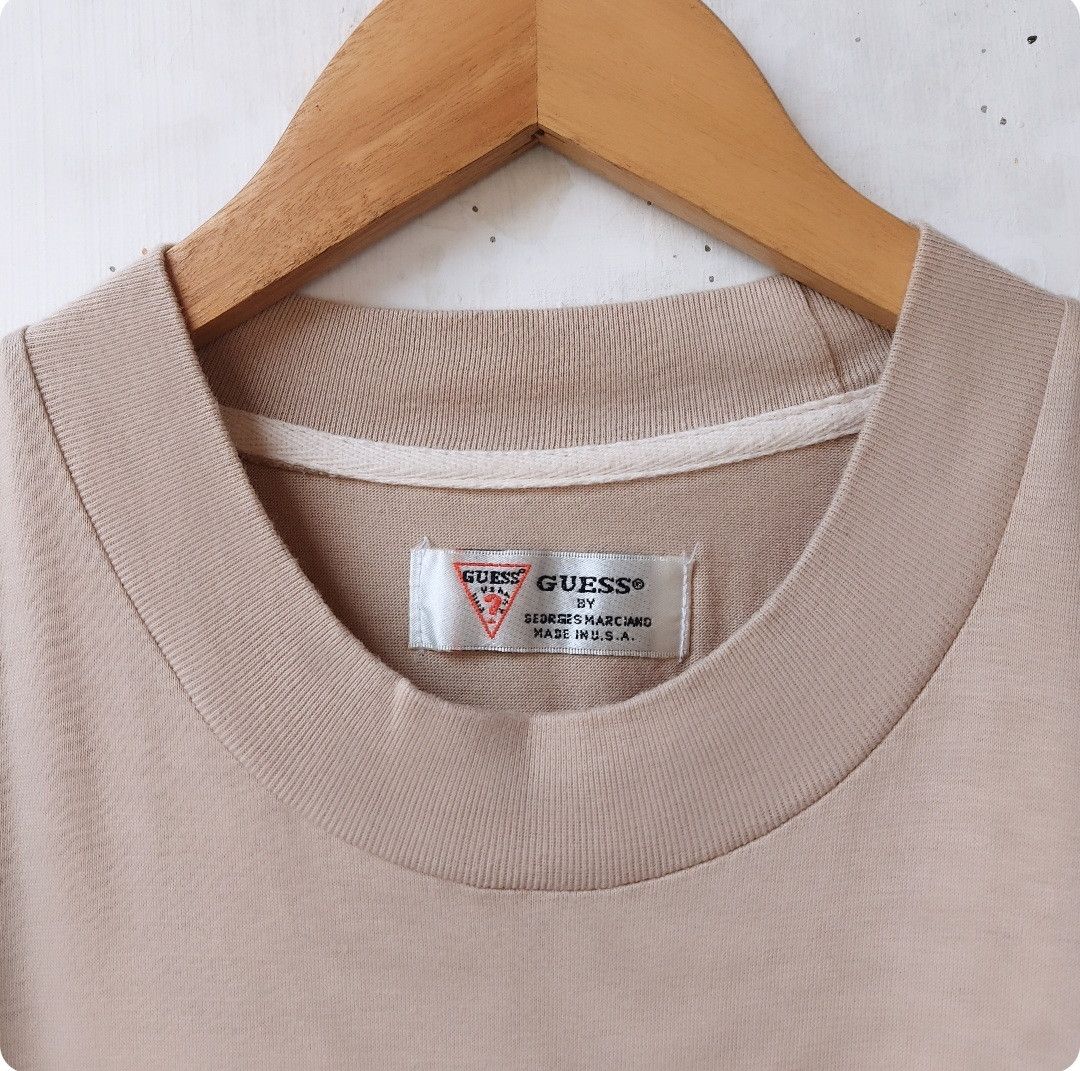Guess × Vintage Vintage 90's Guess Georges Marciano Tshirt Size US L / EU 52-54 / 3 - 5 Thumbnail