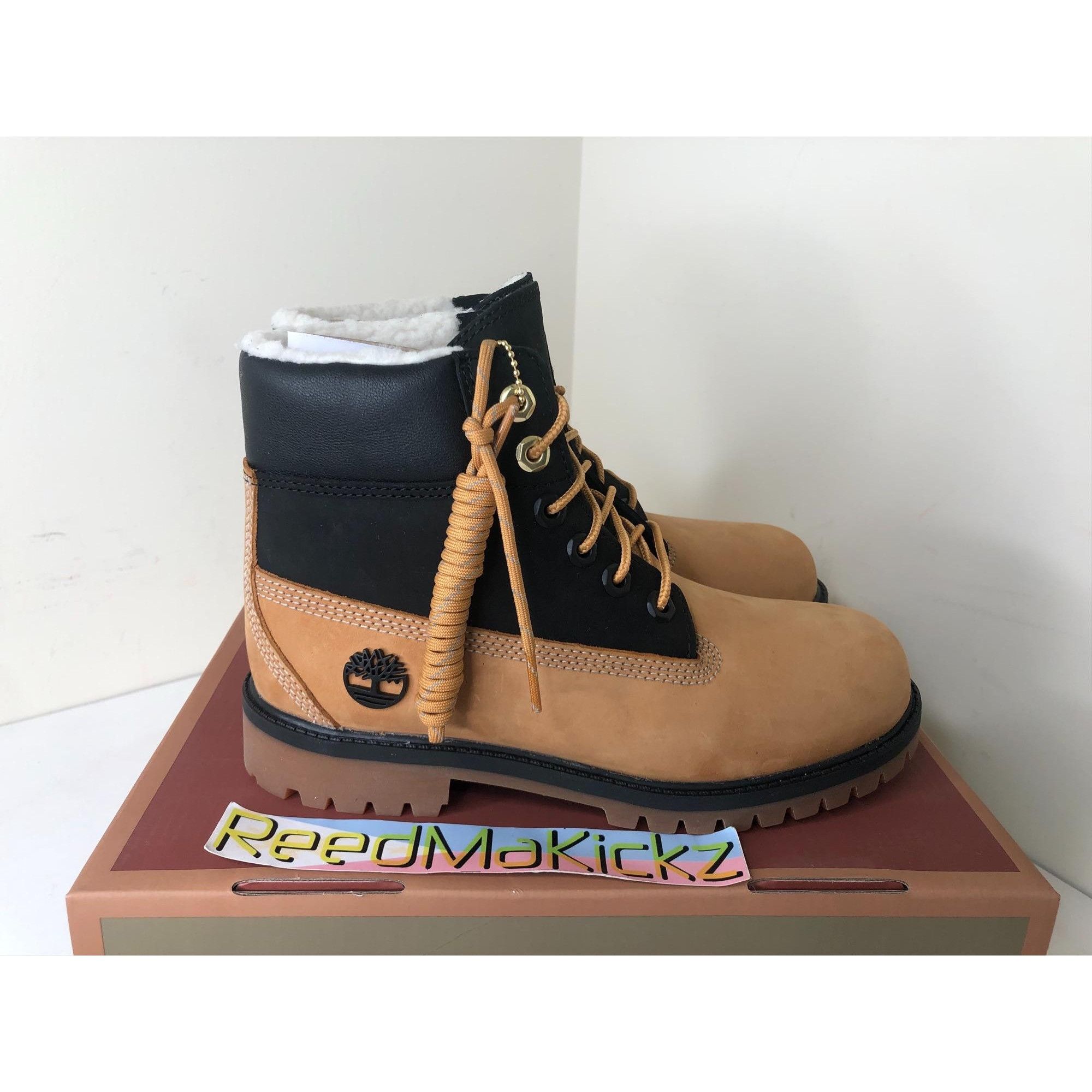 Timberland Timberland Boots Shearling Wheat GS 5.5Y Size US 5.5 / EU 38 - 3 Thumbnail