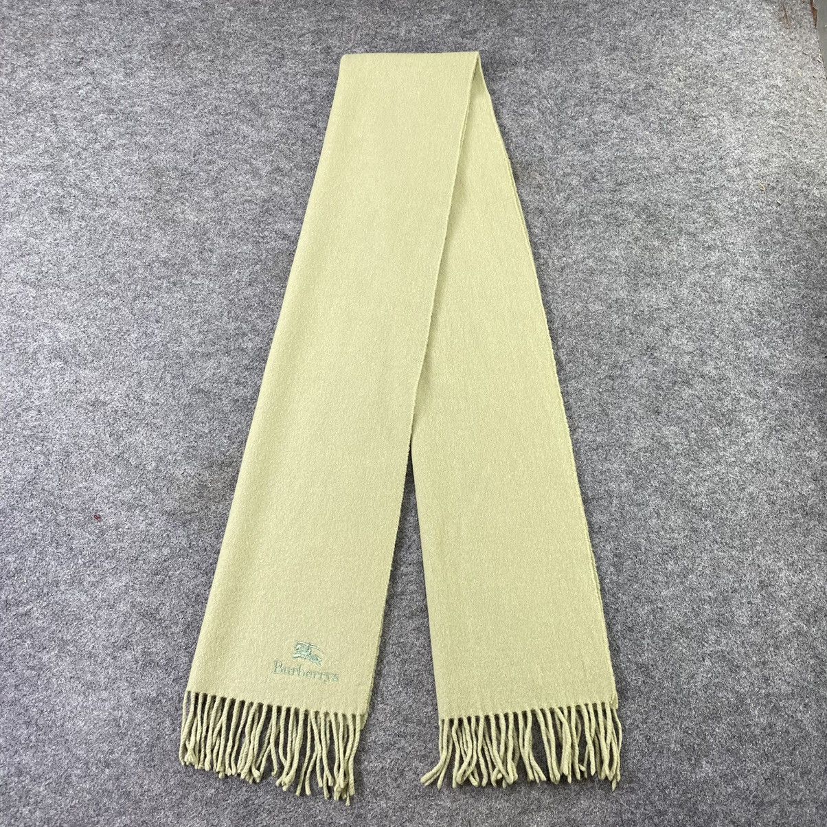 Burberry × Vintage Burberry Wool Scarf / Muffler / Neckwear-K011 Size ONE SIZE - 2 Thumbnail