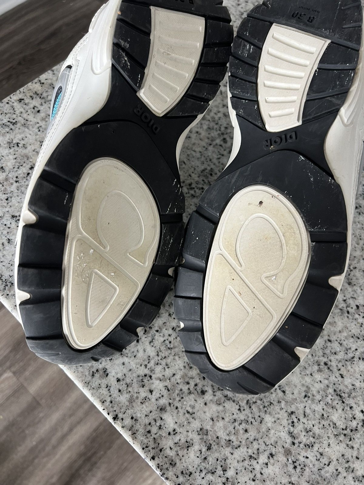 B30 Sneaker Cream Mesh and Technical Fabric