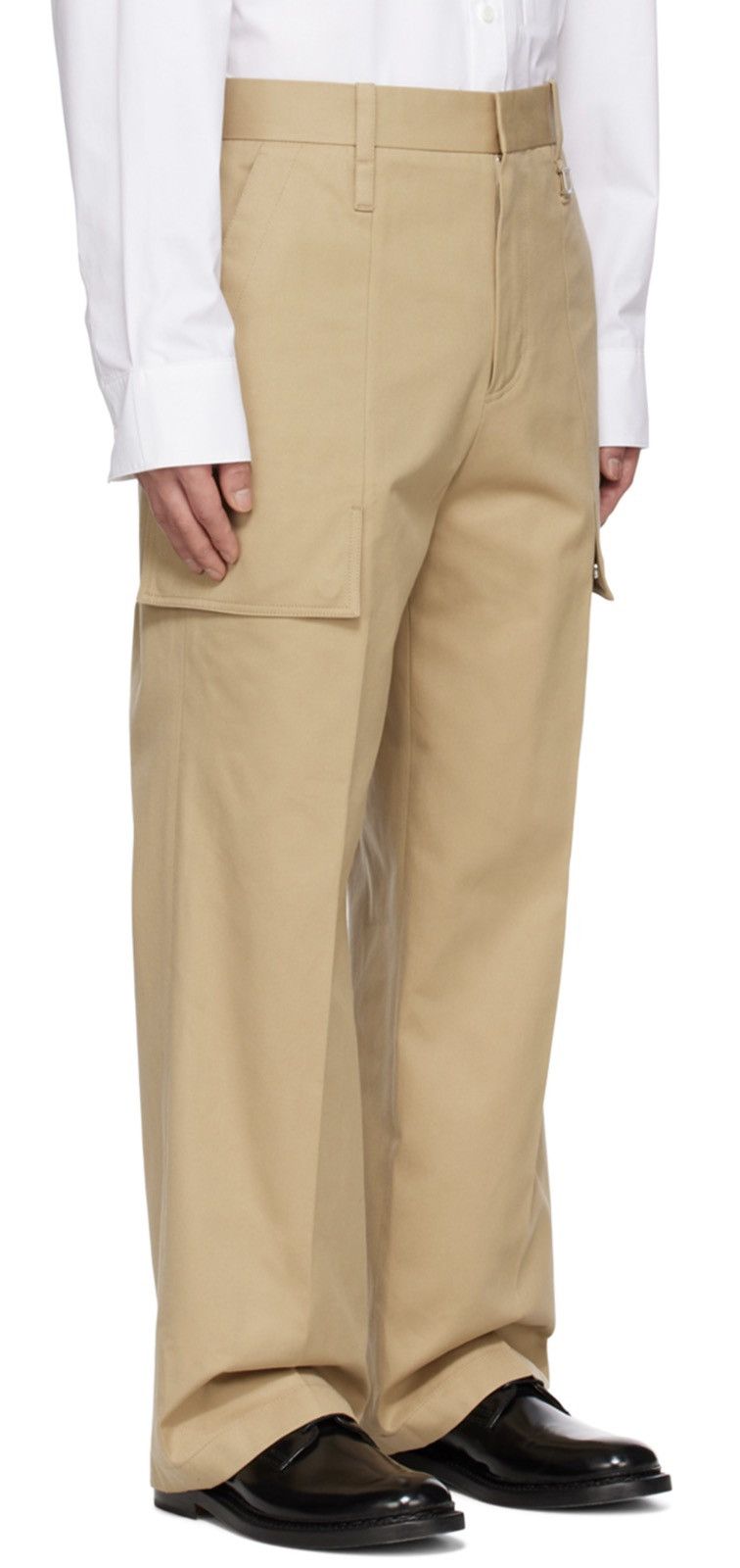 Wooyoungmi Wooyoungmi Beige Flap Pocket Cargo Pants Size US 28 / EU 44 - 7 Thumbnail