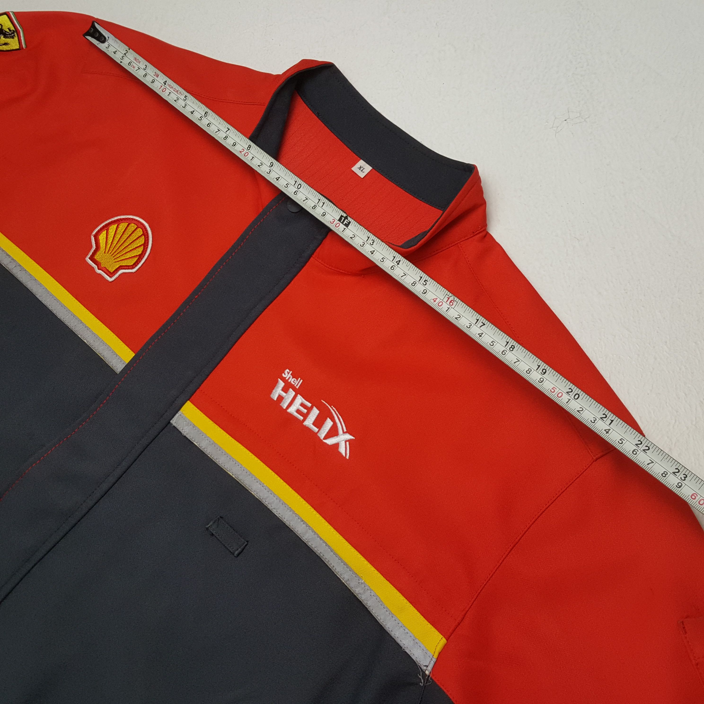 Ferrari × Vintage Vintage FERRARI SHELL Racing Team Jacket Jacket Size US XXL / EU 58 / 5 - 5 Thumbnail