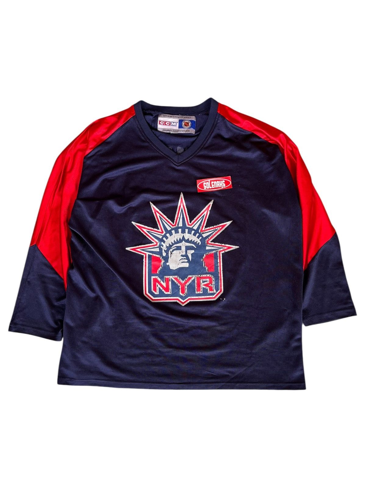 NHL Vintage New York Rangers Hockey USA rare Size US XXL / EU 58 / 5 - 1 Thumbnail