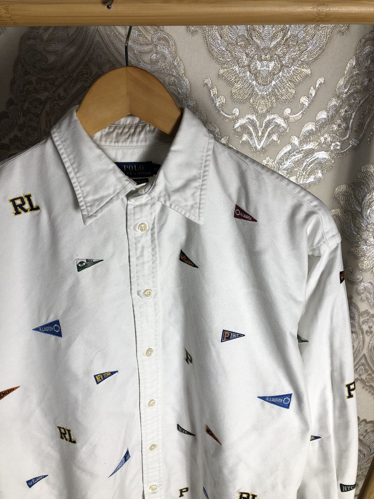 Polo Ralph Lauren VINTAGE POLO RALPH LAUREN MONOGRAM DESIGNER CASUAL Y2K 90s Size US M / EU 48-50 / 2 - 2 Thumbnail