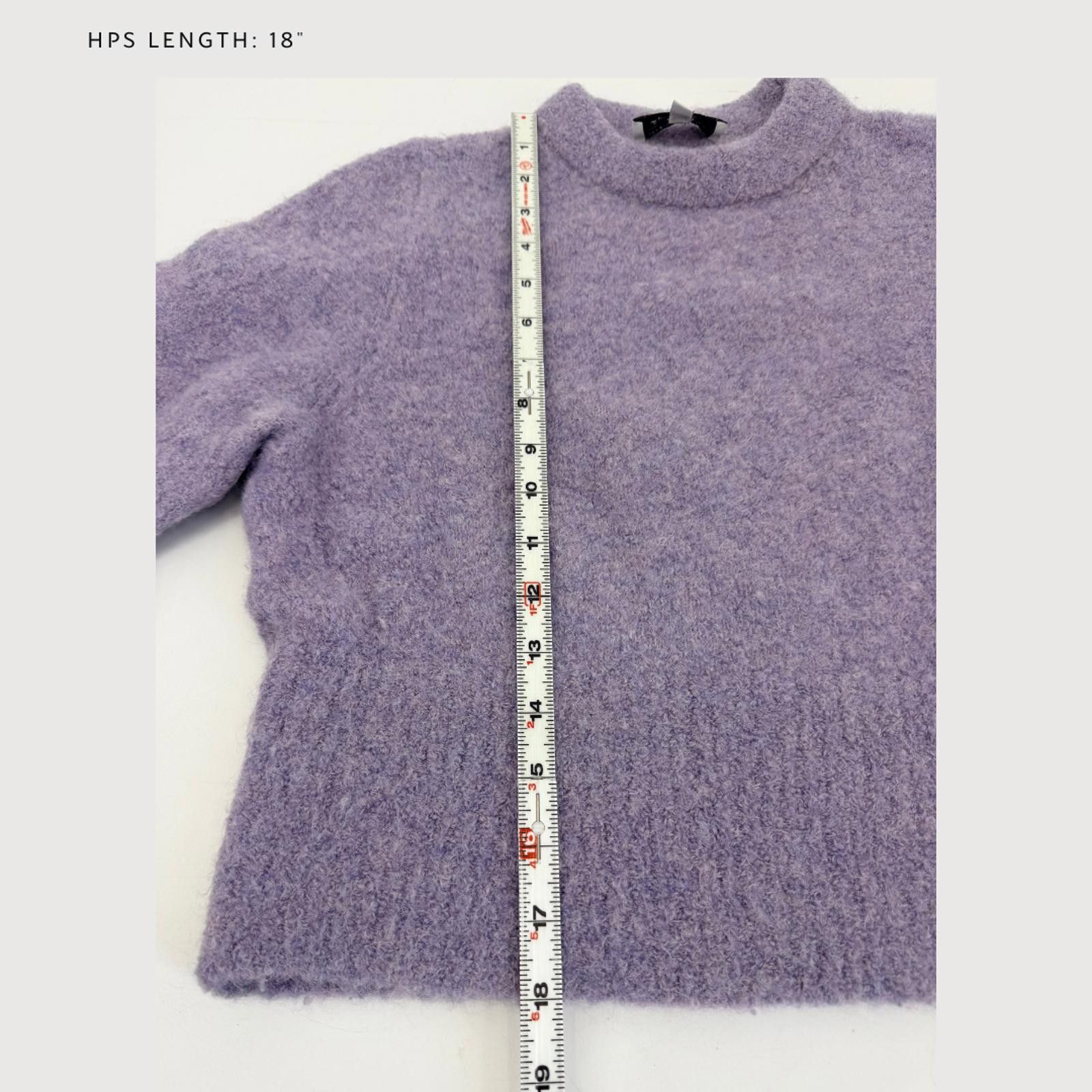 Other & Other Stories Alpaca Sweater Boxy Knit Lavender S Size S / US 4 / IT 40 - 9 Thumbnail